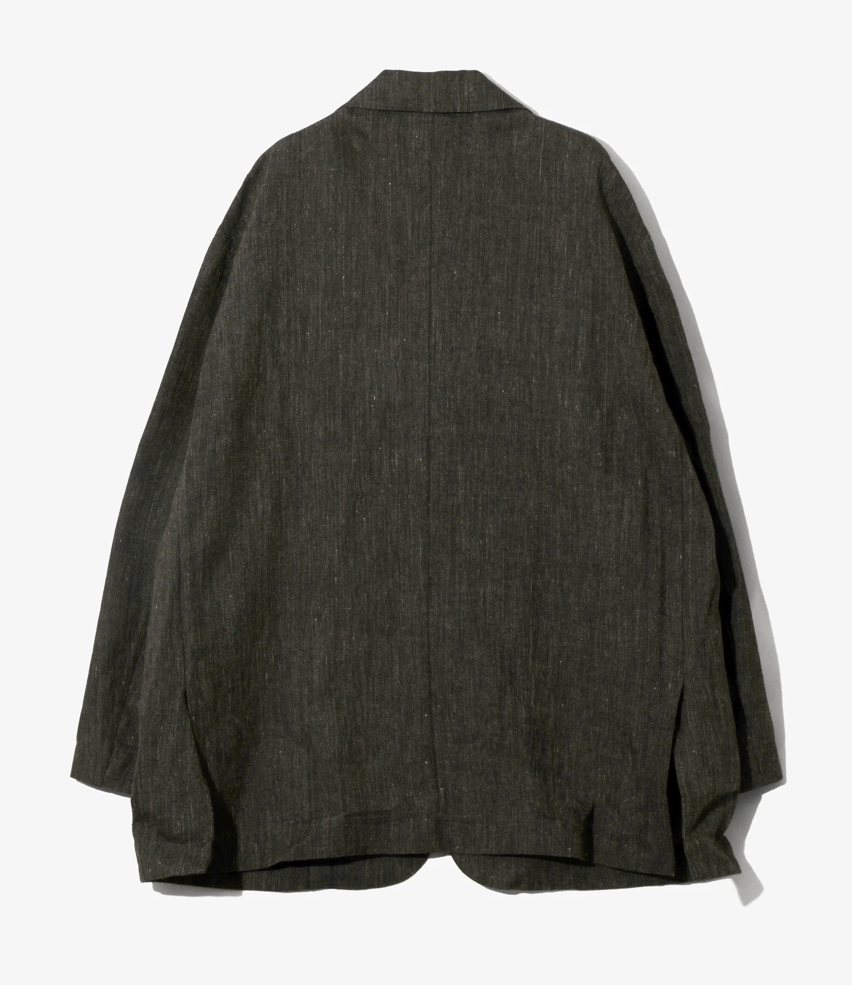 Uncon Jacket - Black - Linen Wool Twill - Image 3