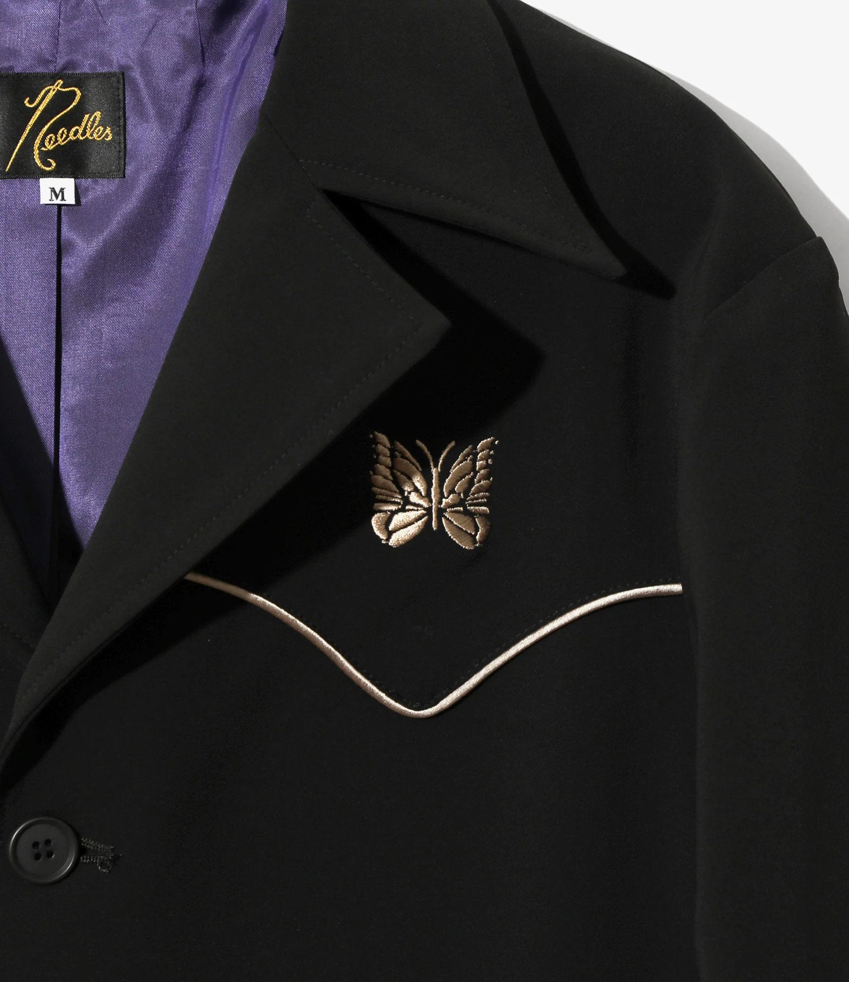 Women's Western Leisure Jacket - Black - Poly Double Cloth - Image 2