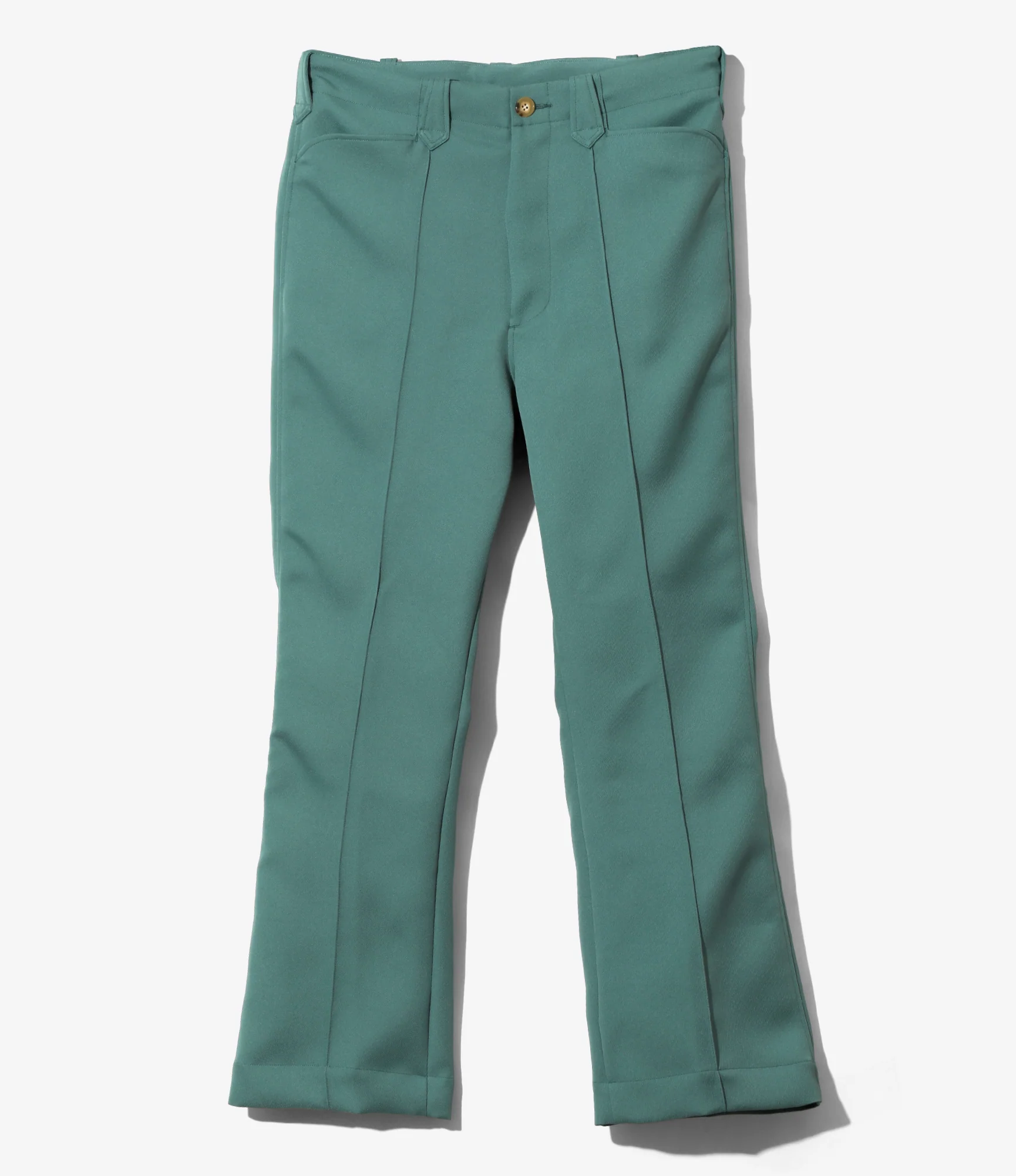 Western Leisure Pant - Green - Poly Twill
