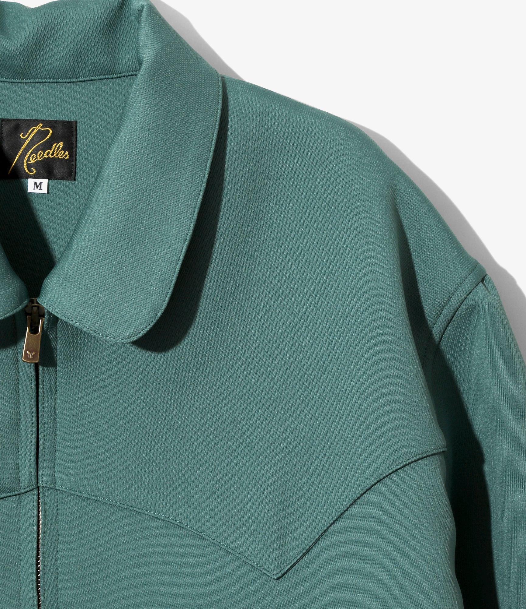 Western Work Jacket - Green - Poly Twill - Image 2