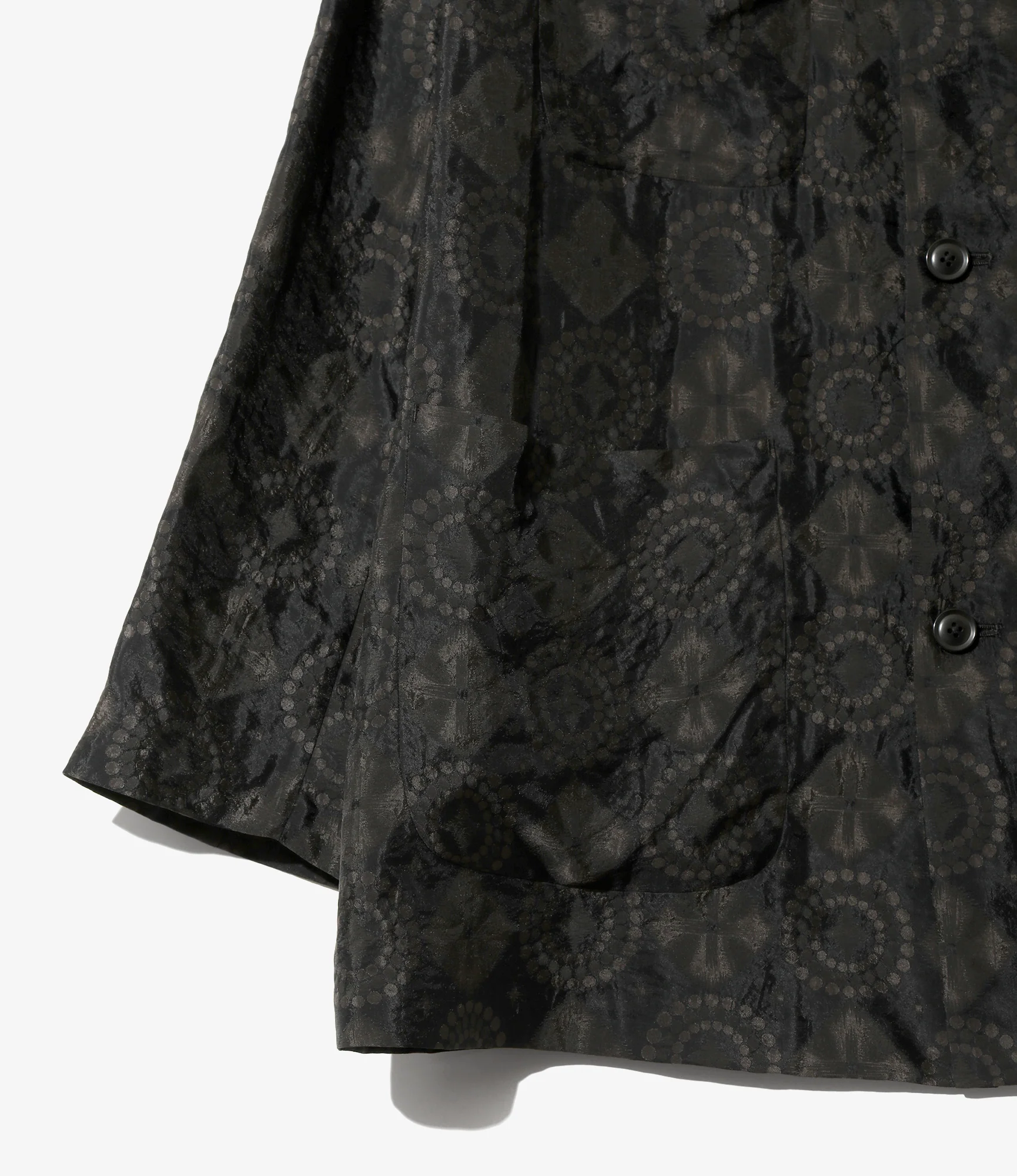 Women's 4 Pocket Jacket - Olive - Cross Jacquard - Image 3