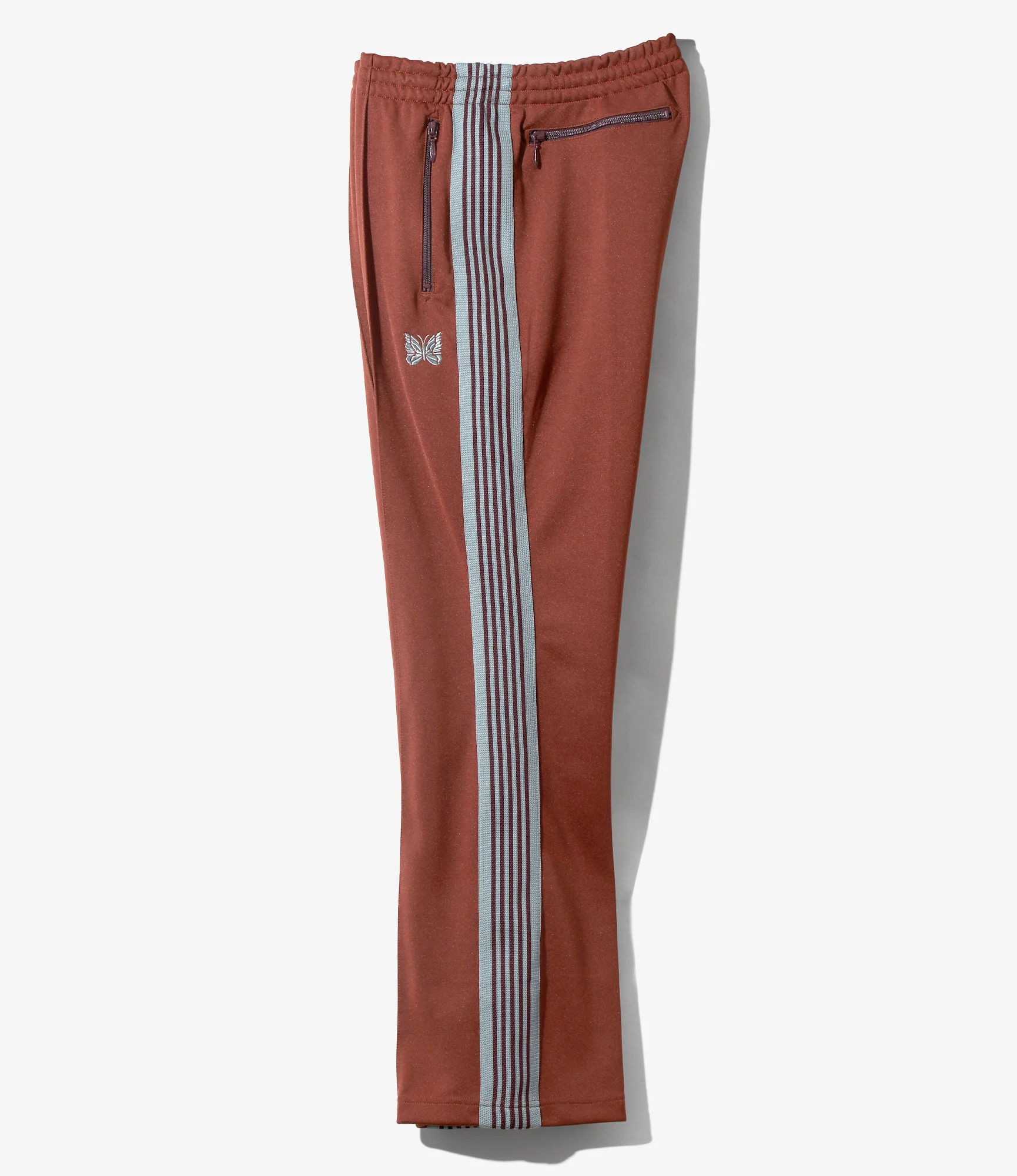 Women's Boot-Cut Track Pant - Rust - Poly Smooth - Image 3