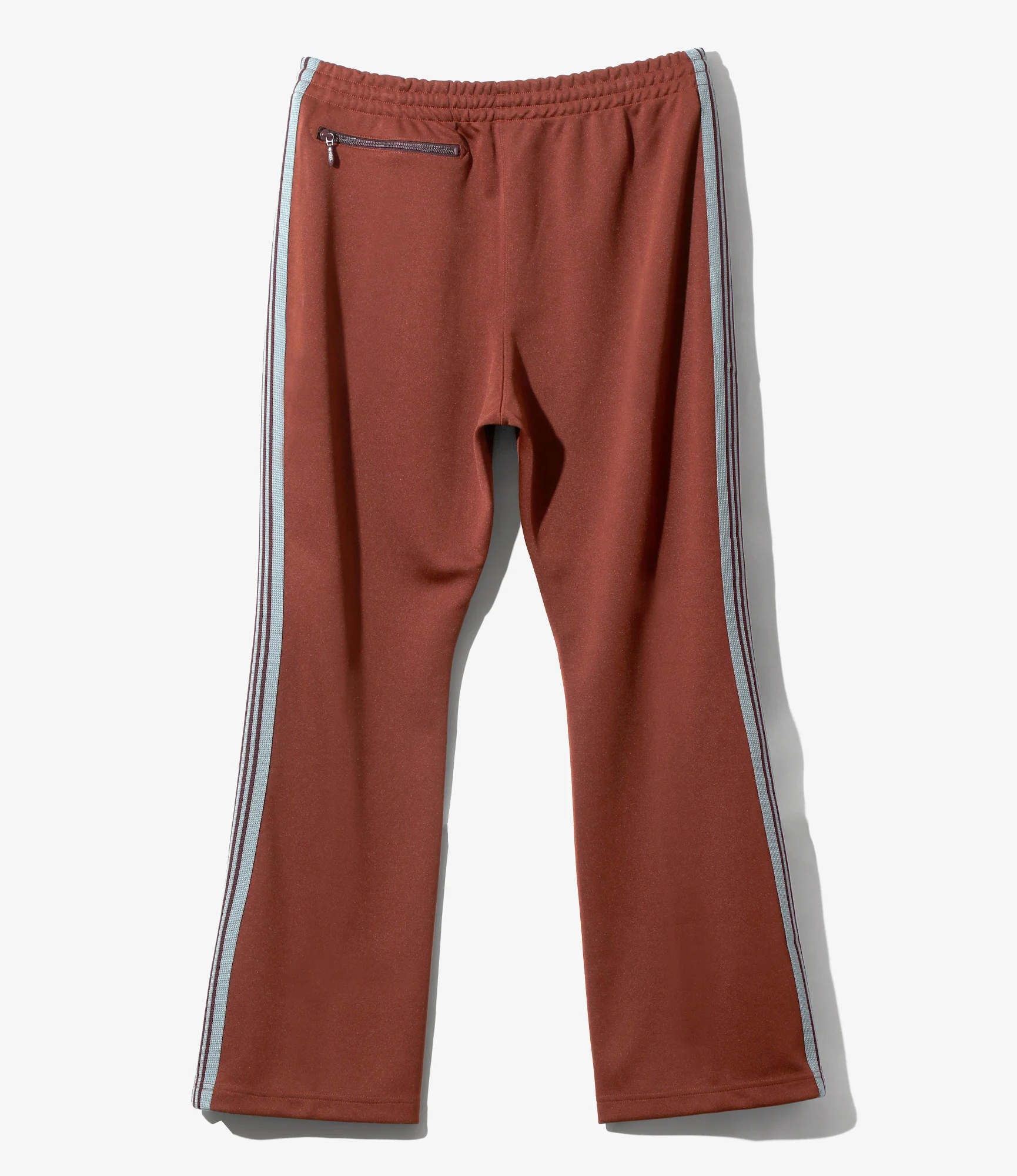 Women's Boot-Cut Track Pant - Rust - Poly Smooth - Image 5