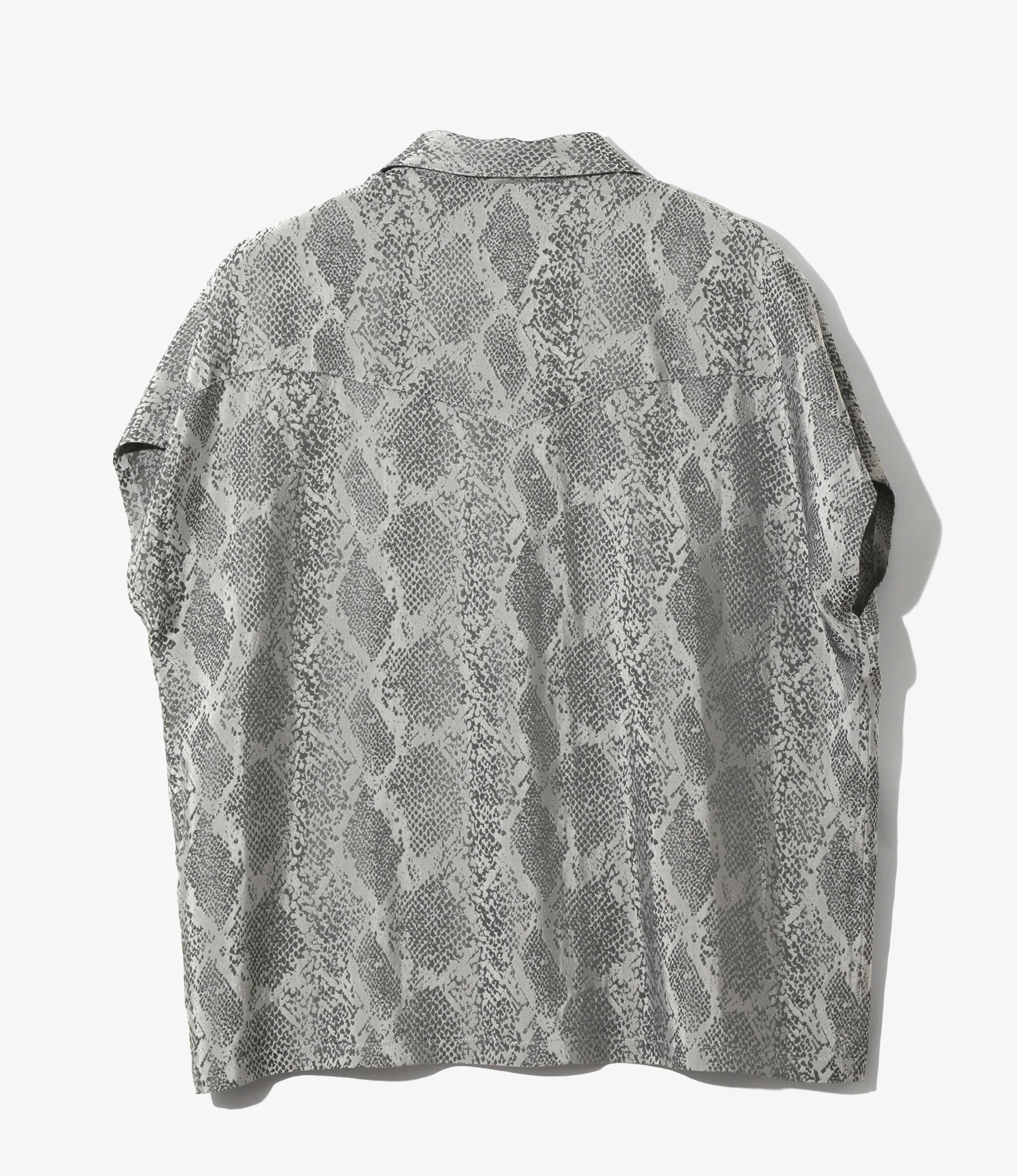 Women's Cowboy French Sleeve Blouse - Python Jacquard - Image 4