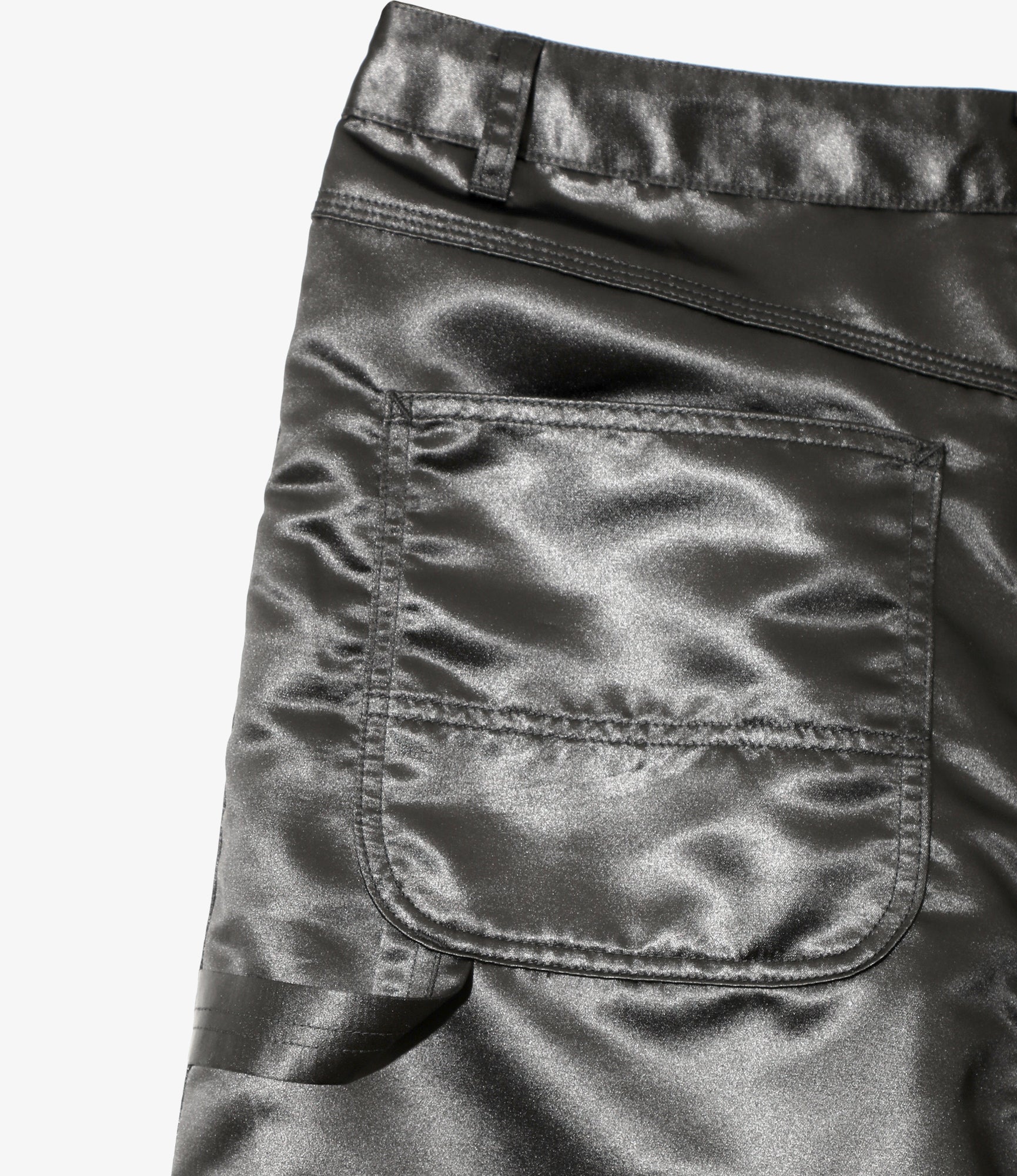 Women's H.D. Painter Jean - Black - Poly Coated Sateen - Image 5