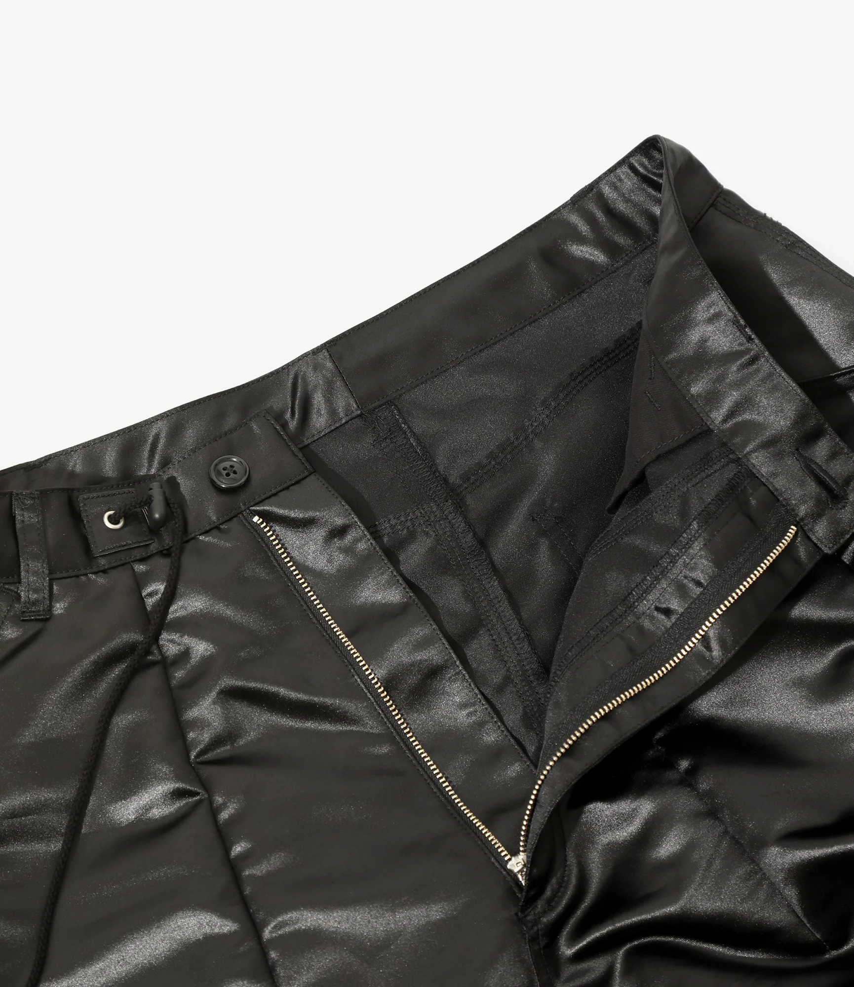 Women's H.D. Painter Skirt - Black - Poly Coated Sateen - Image 3