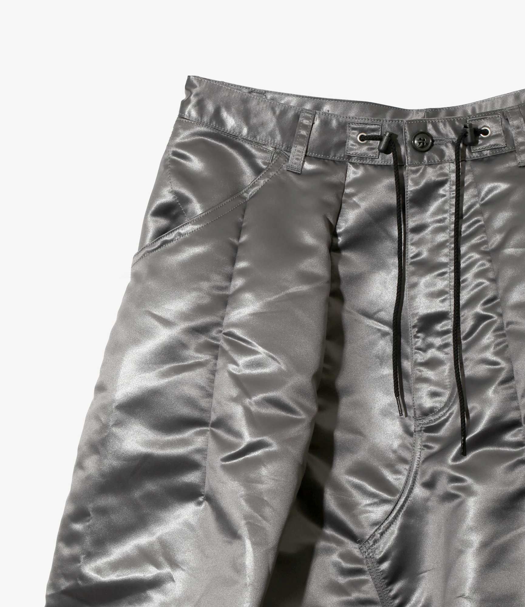 Women's H.D. Painter Skirt - Grey - Poly Coated Sateen - Image 2