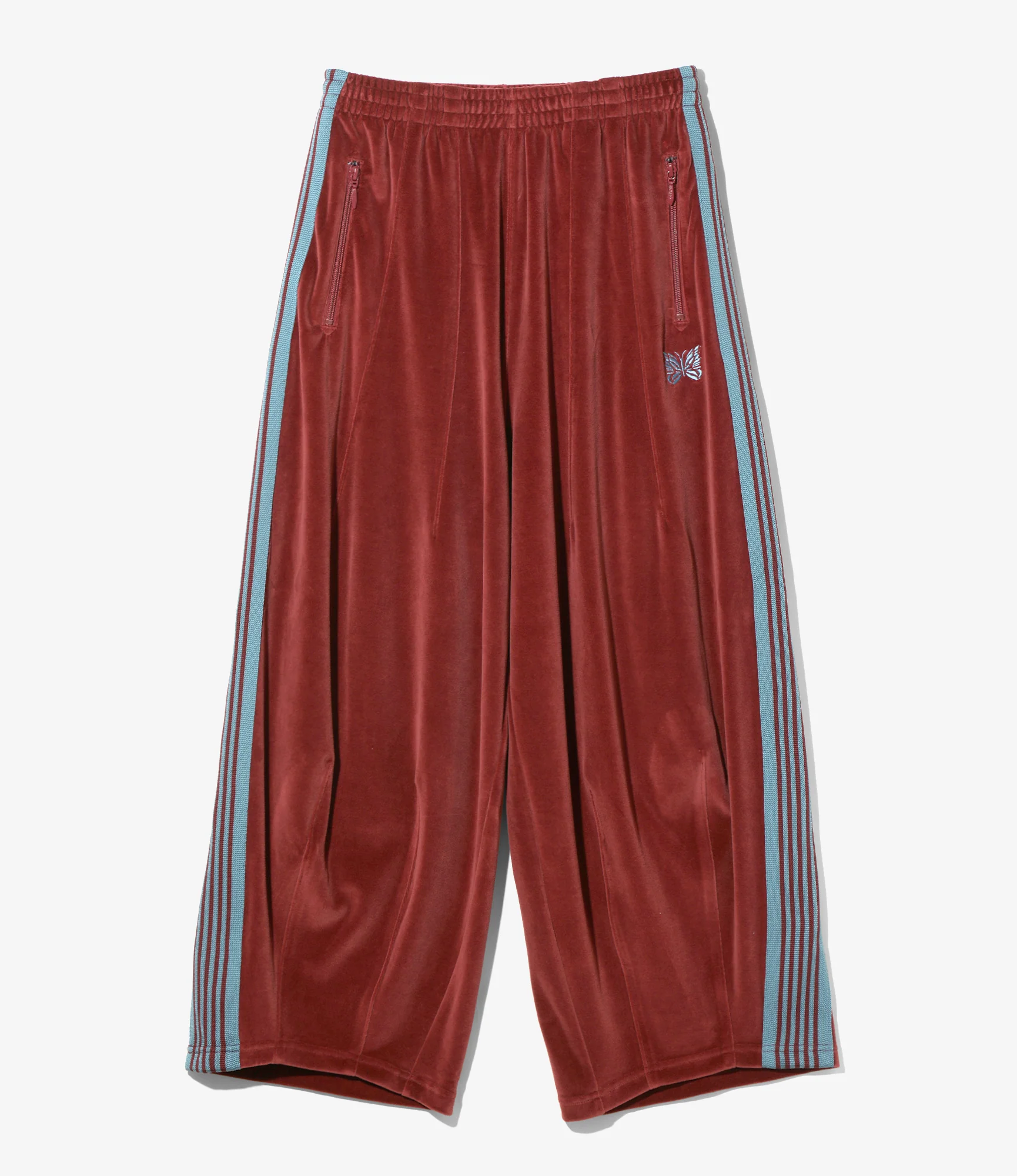 Nepenthes Special - Women's H.D. Track Pant - Burgundy - C/PE Velour