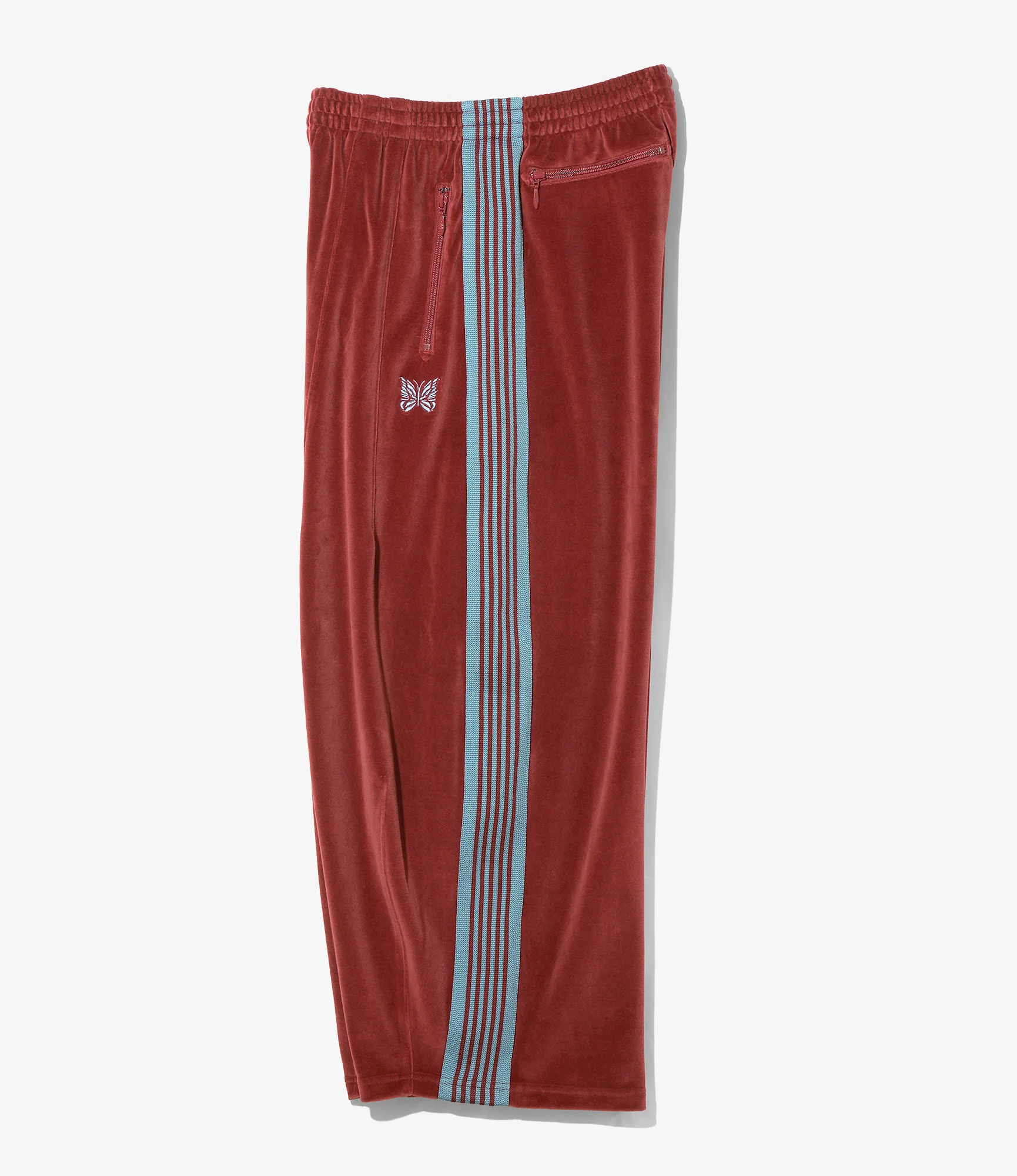 Nepenthes Special - Women's H.D. Track Pant - Burgundy - C/PE Velour - Image 4