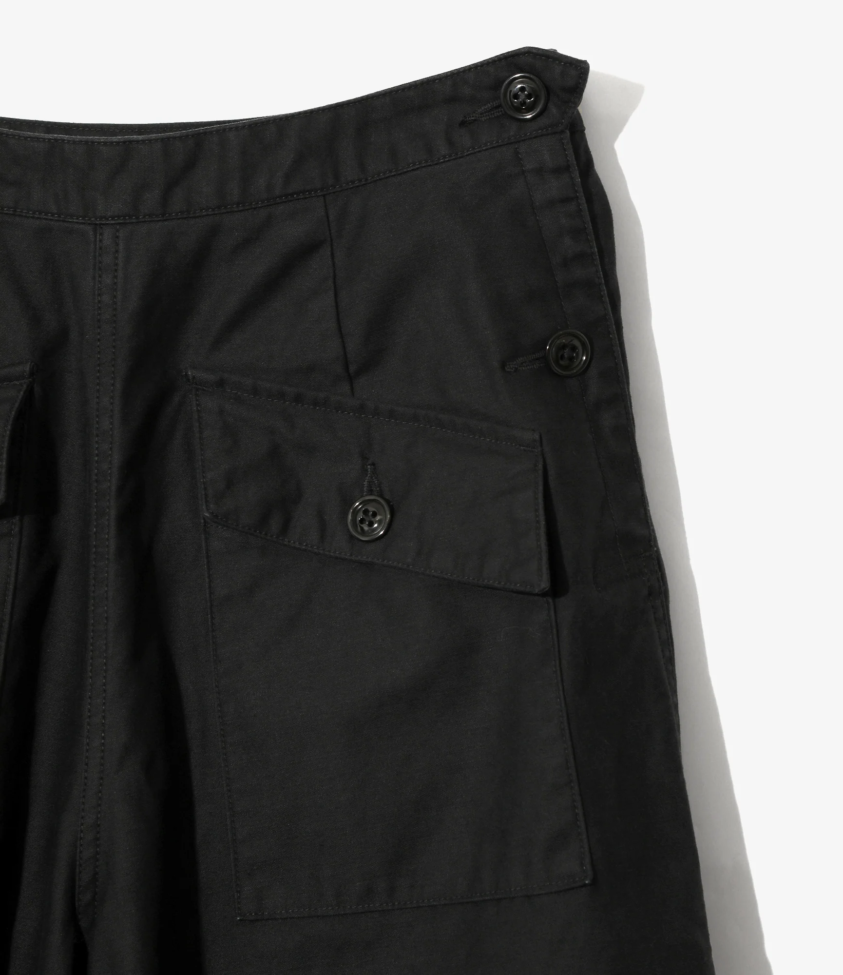 Women's Marine Pant - Black - Reversed Sateen - Image 2