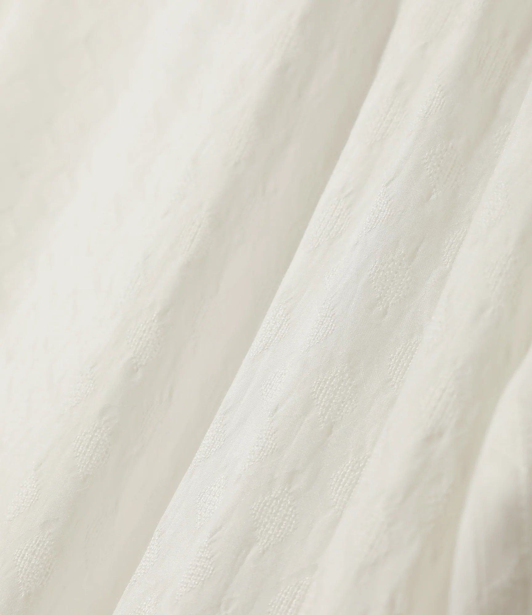 Women's One-up Shirt - Off White - Diamond Mesh Jacquard - Image 5