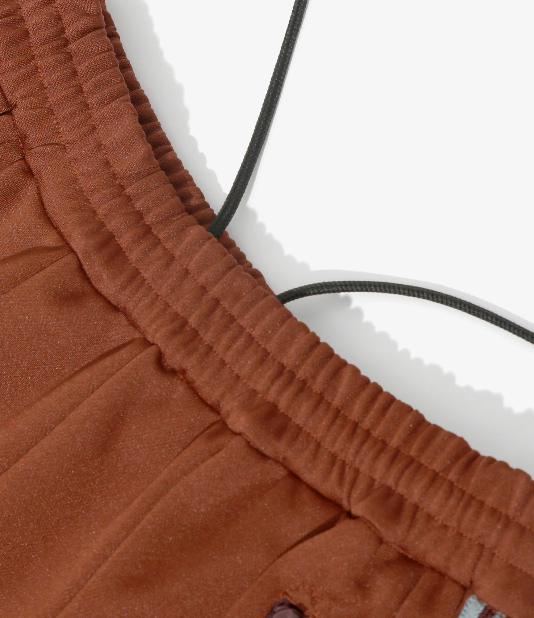 Women's Pleated Track Skirt - Rust - Poly Smooth - Image 3