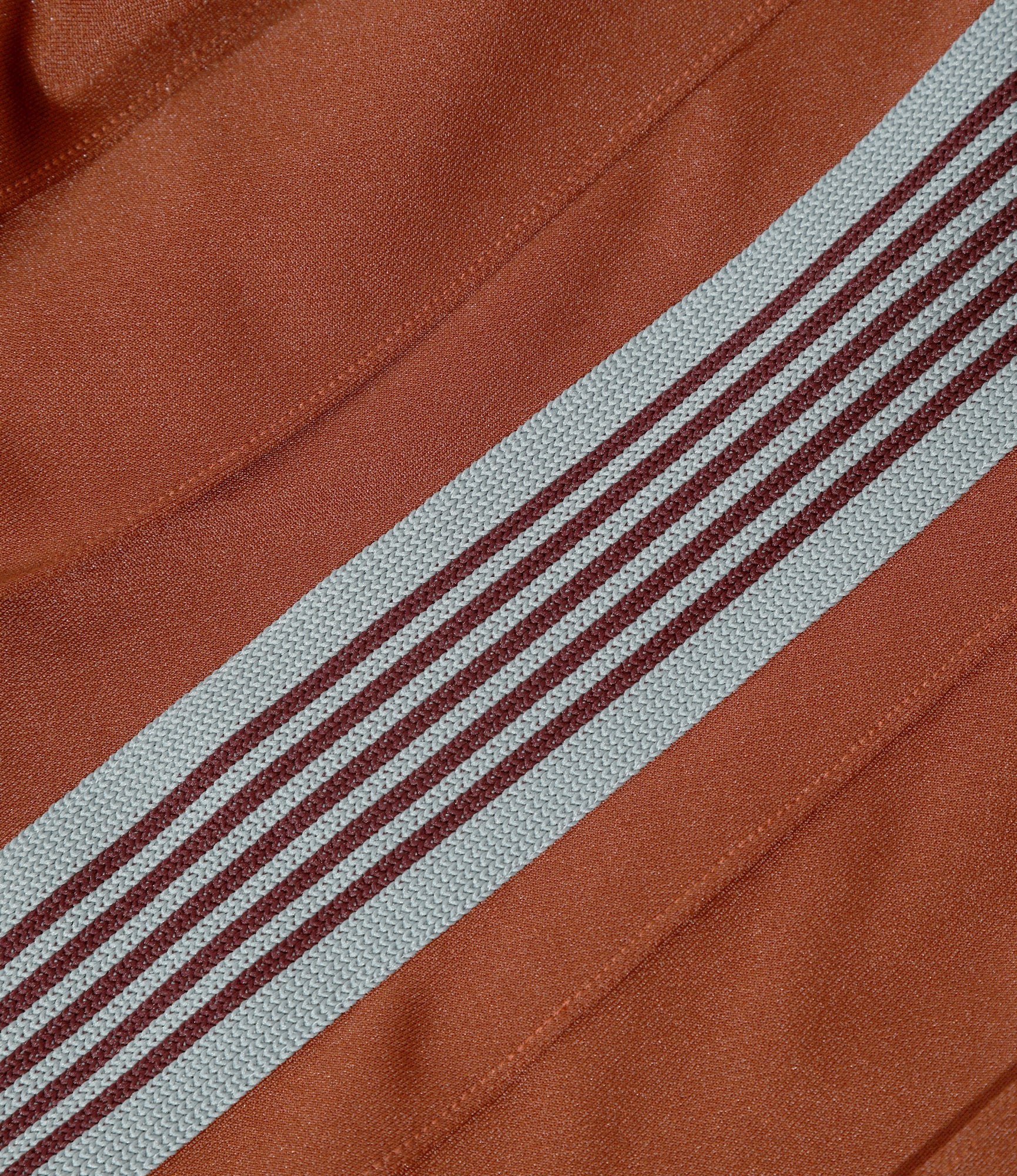 Women's Pleated Track Skirt - Rust - Poly Smooth - Image 6