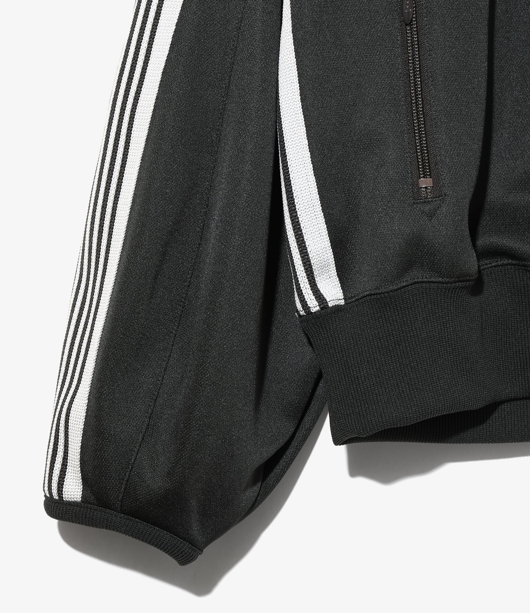Nepenthes Special - Women's Puff Sleeve Track Jacket - Charcoal - Poly Smooth - Image 4
