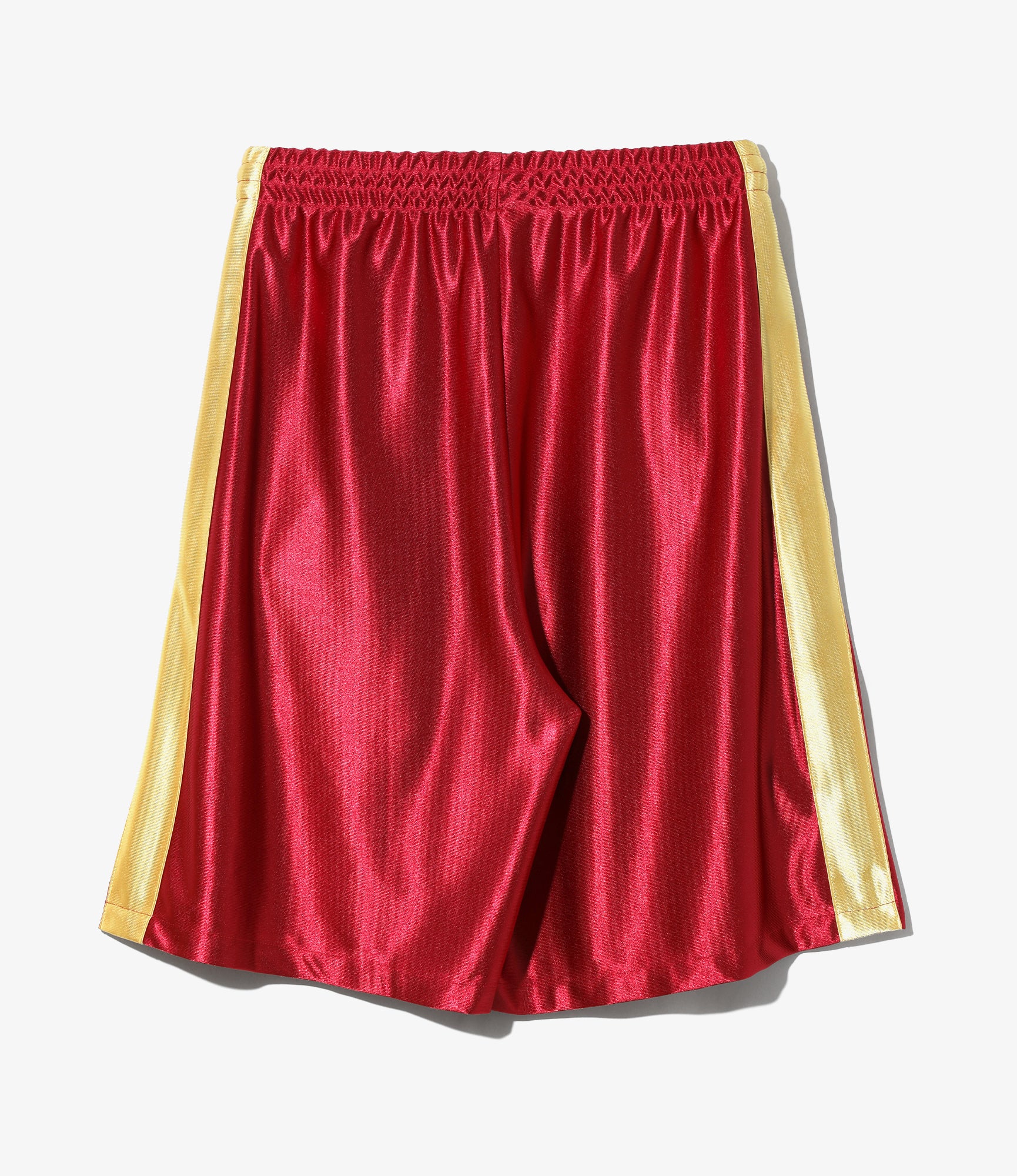 Women's Side Line Track Short - Red - Tricot Sateen - Image 5