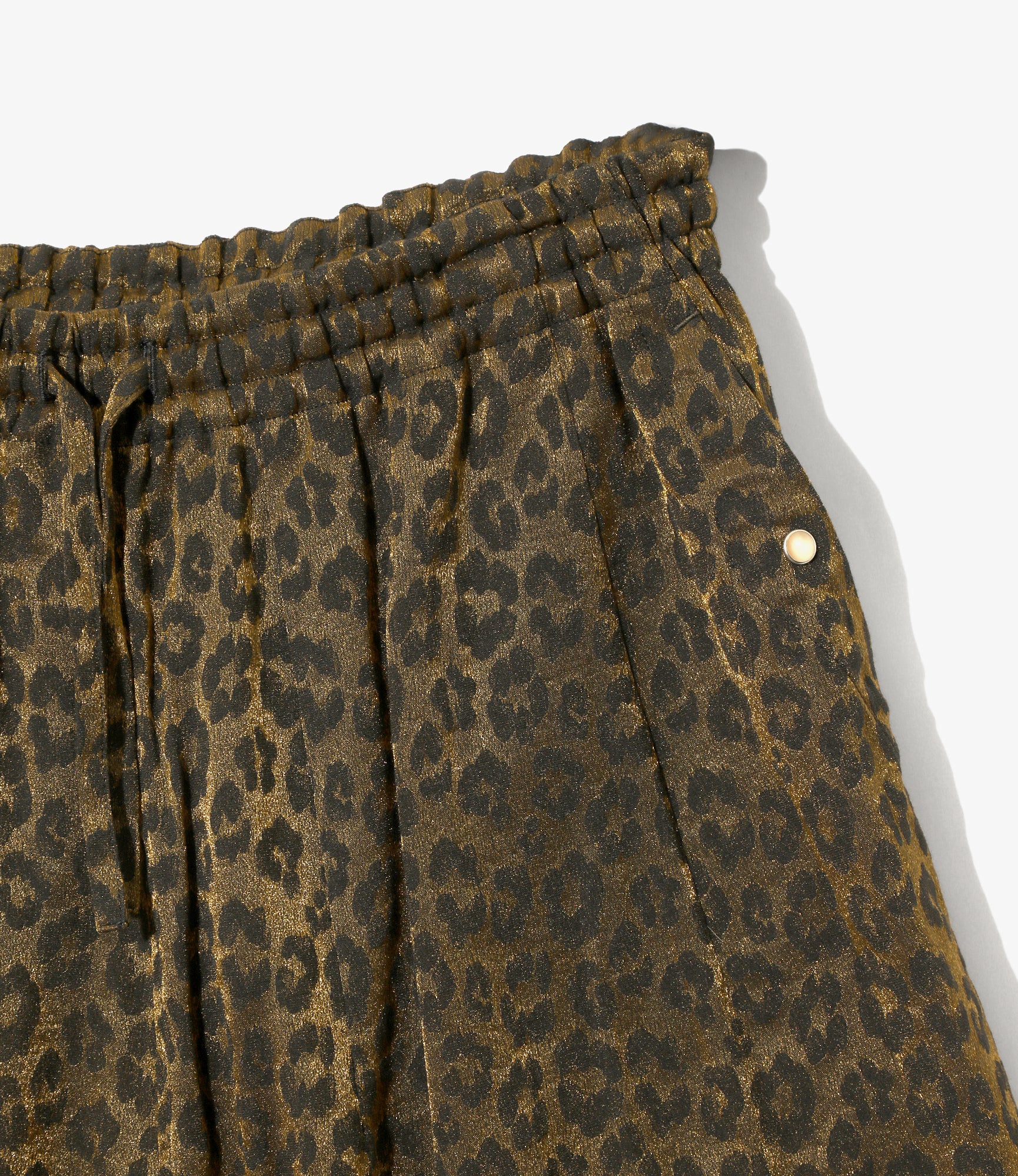 Women's String Cowboy H.D. Short - Gold - Rayon Leopard Jacquard - Image 2