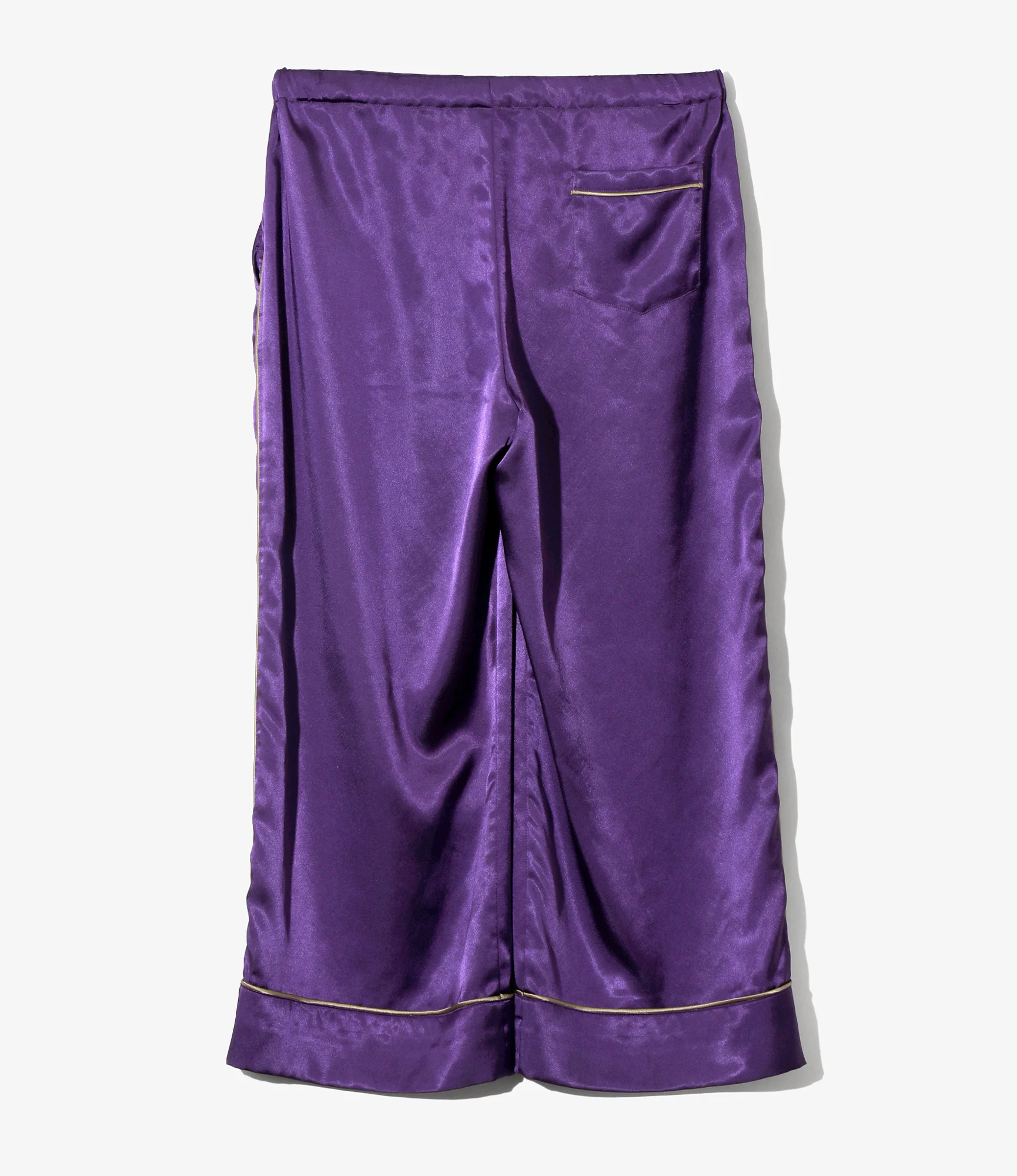 Women's String Easy Pant - Purple - Poly Sateen - Image 3