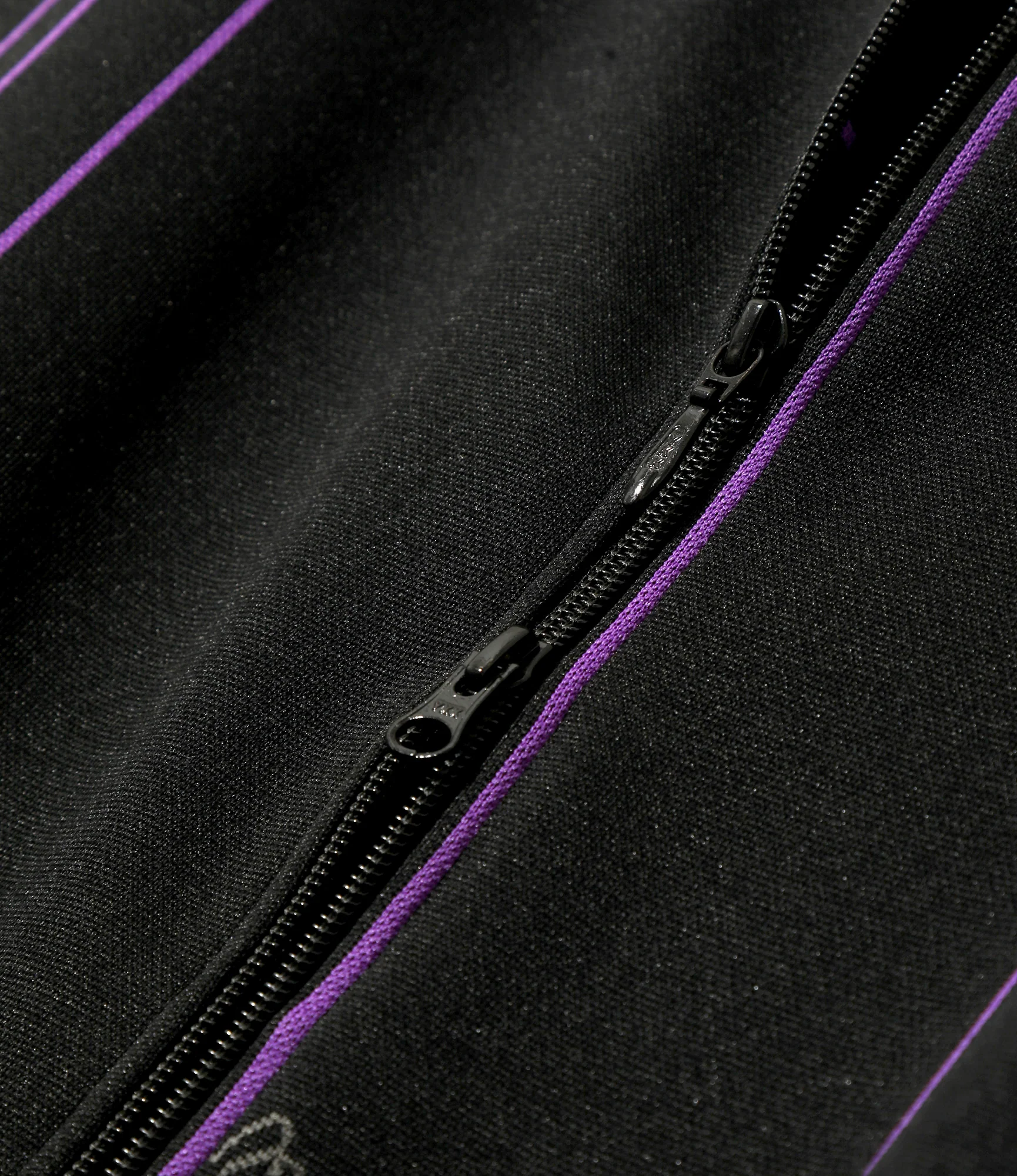 Women's Track Jacket - Black - Poly Jacquard - Image 4