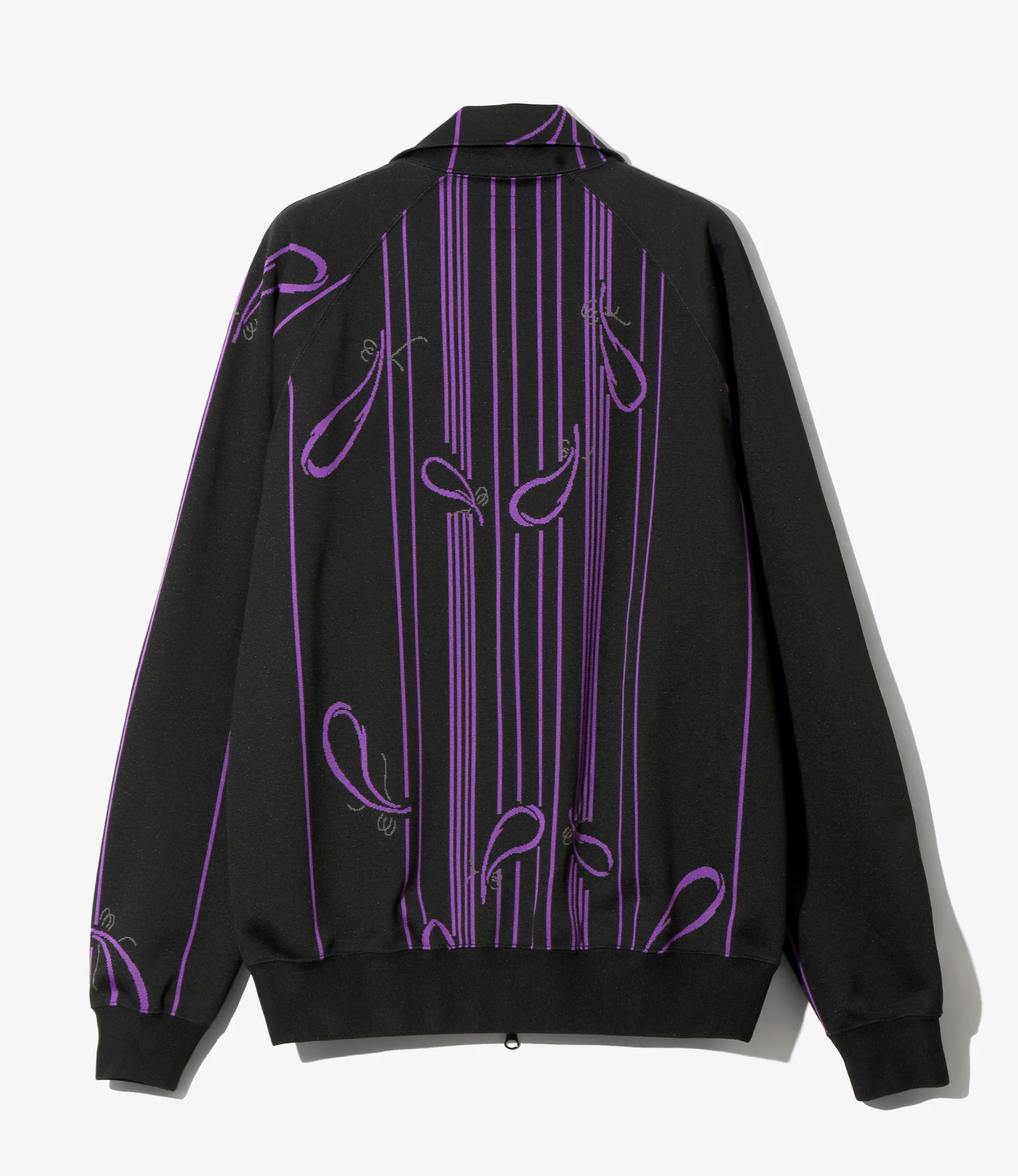 Women's Track Jacket - Black - Poly Jacquard - Image 5