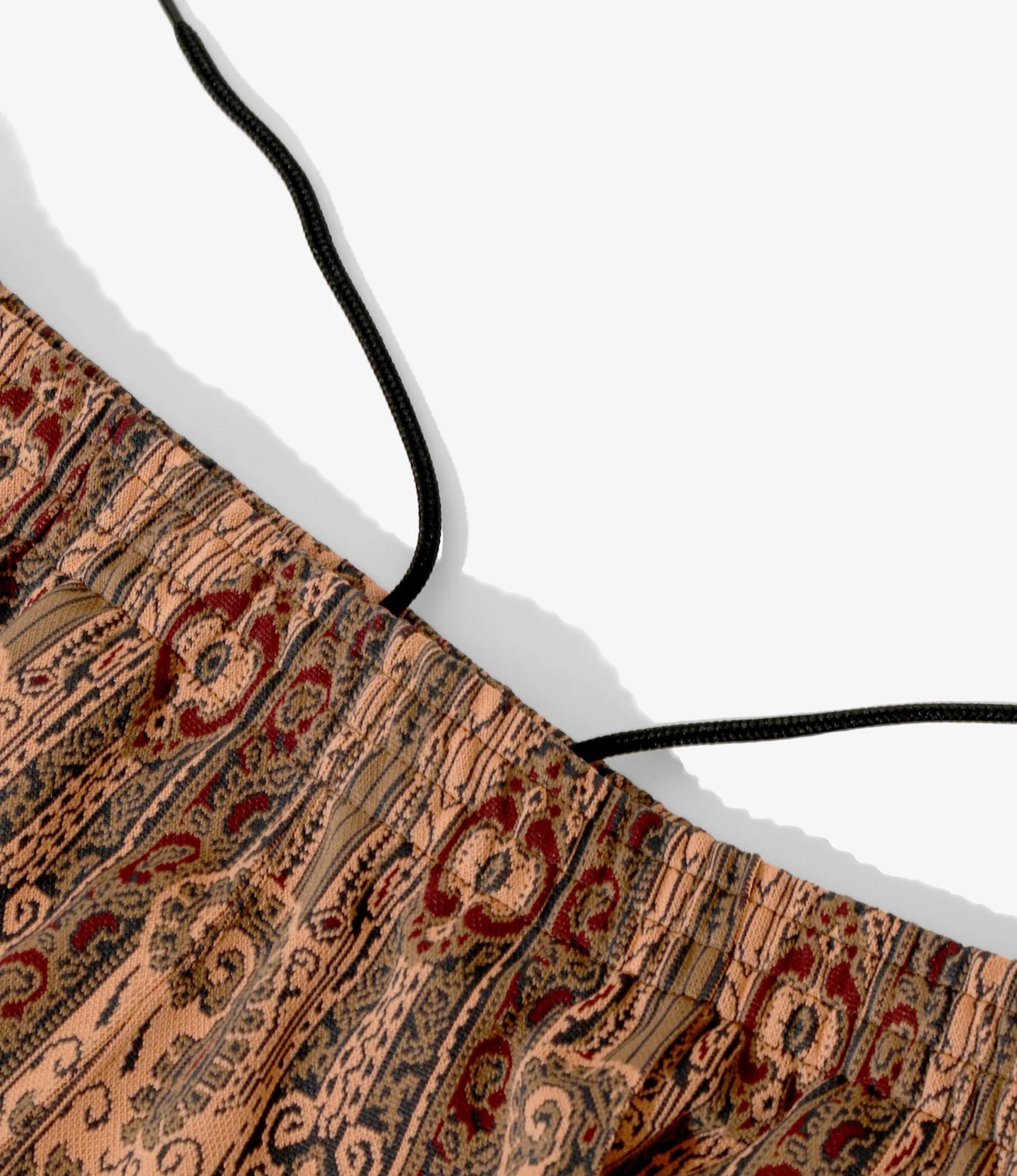 Women's Track Pant - Orange - Poly Jacquard - Image 3
