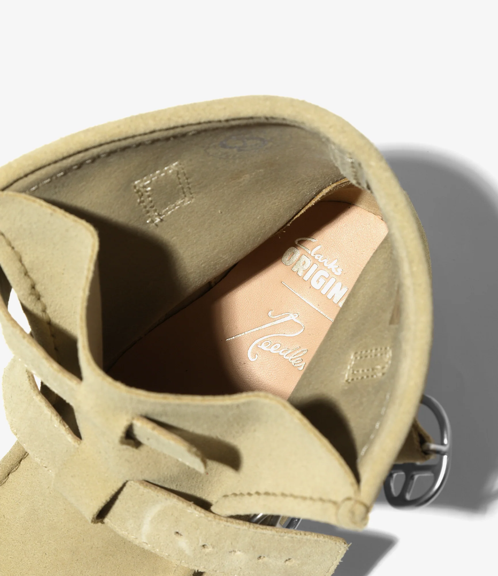 Needles x Clarks - Wallabee Strap Hi - Maple - Image 8