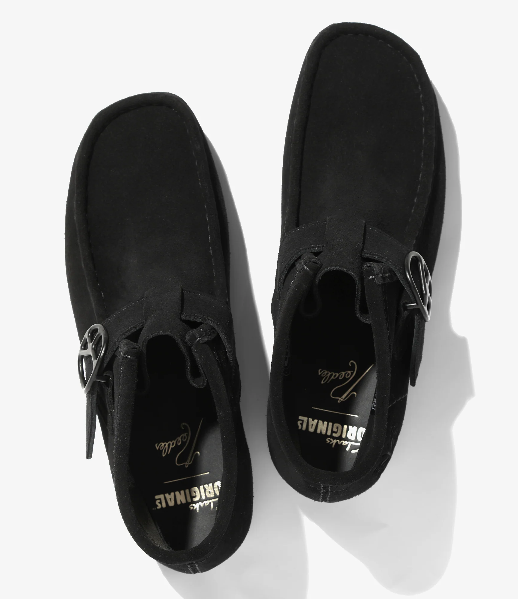 Needles x Clarks - Wallabee Strap Boots - Black - Image 3