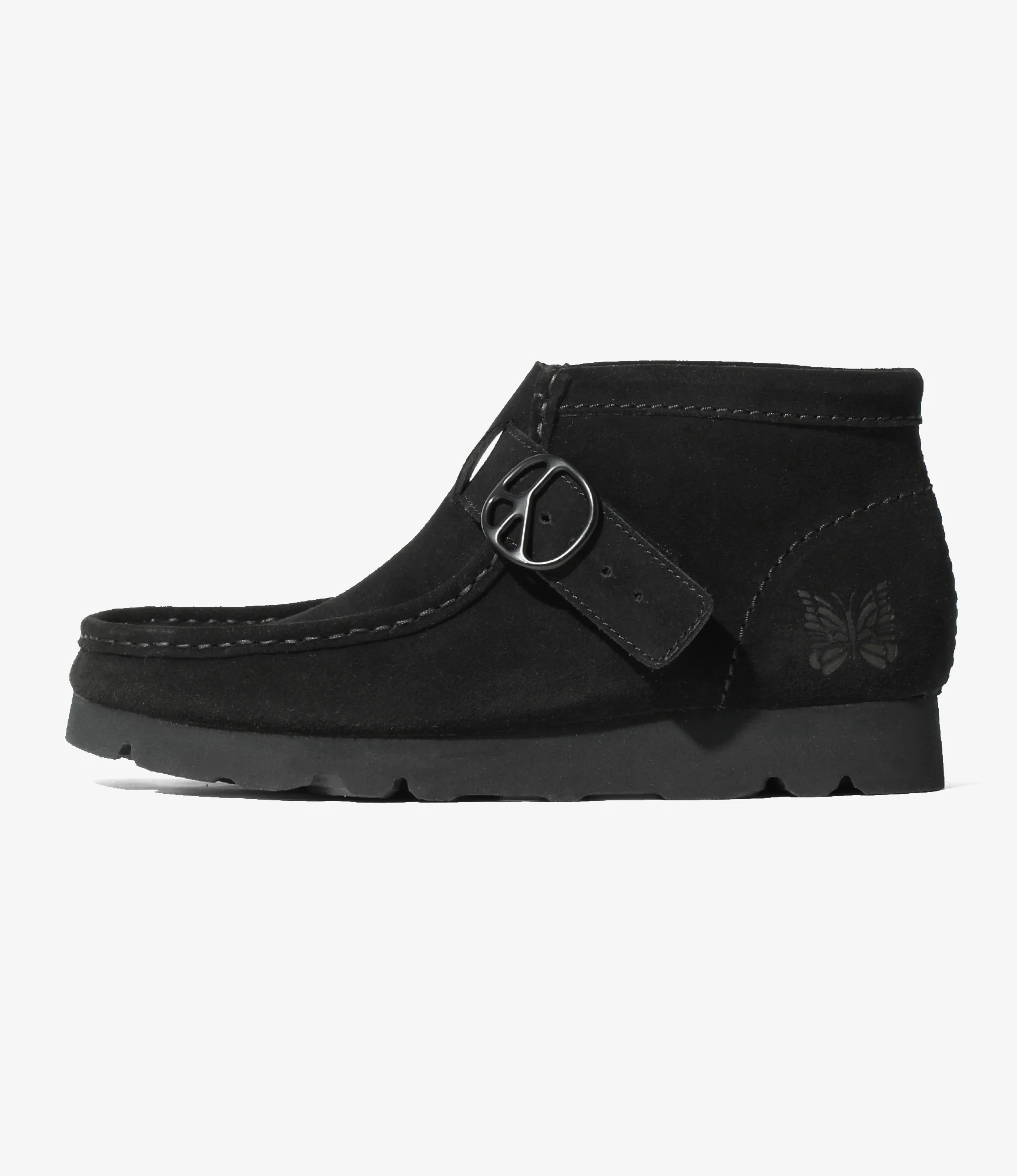 Needles x Clarks - Wallabee Strap Boots - Black - Image 4