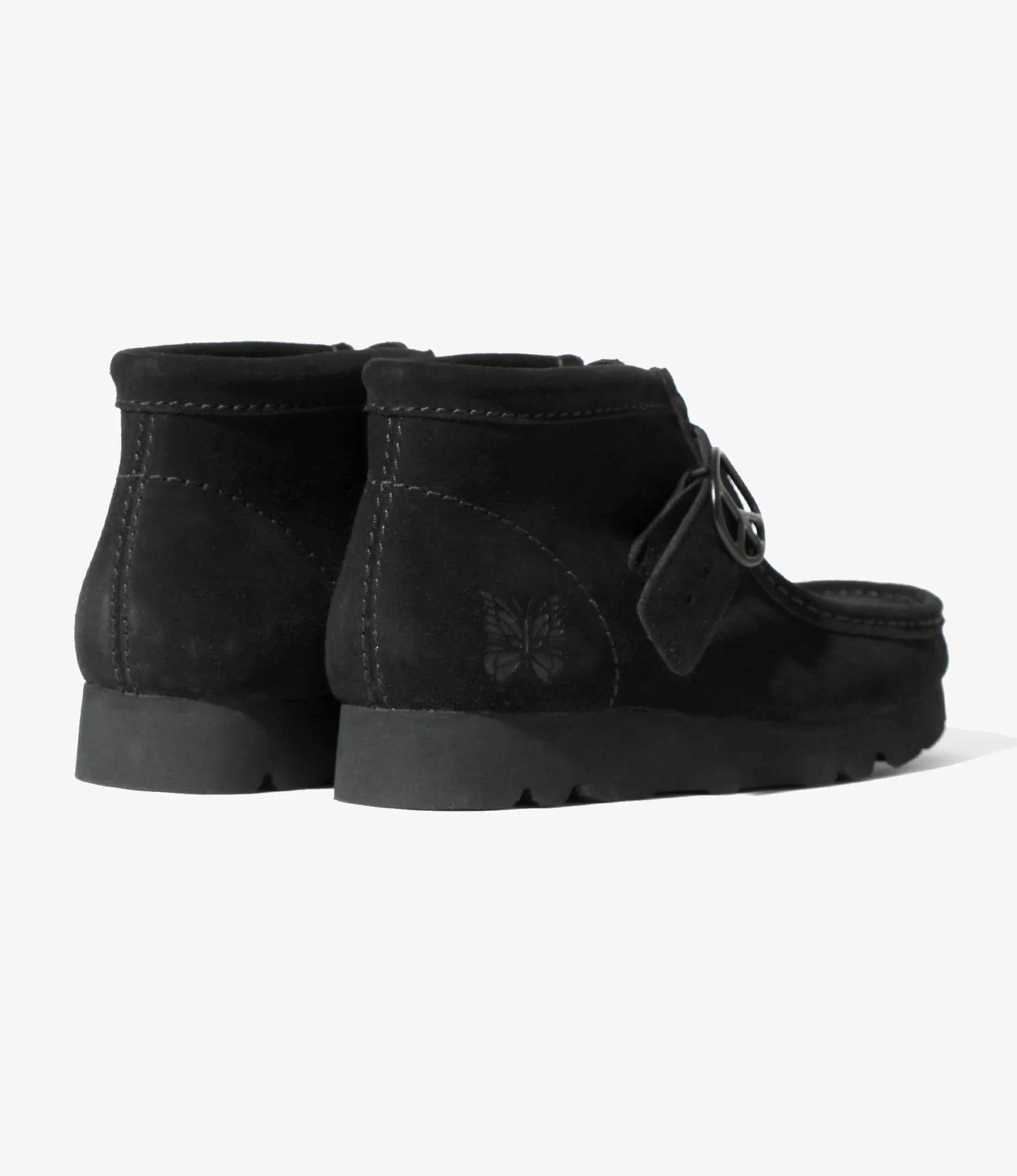 Needles x Clarks - Wallabee Strap Boots - Black - Image 5