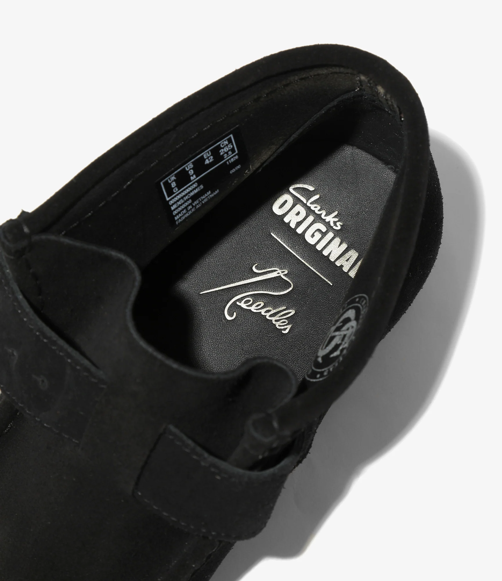 Needles x Clarks - Wallabee Strap Boots - Black - Image 8