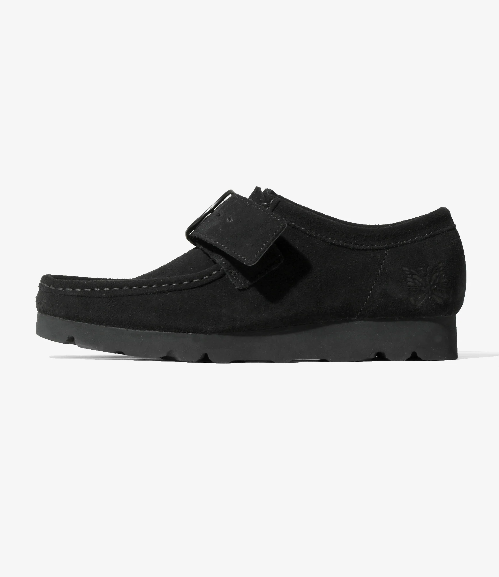 Needles x Clarks - Wallabee Strap Low - Black - Image 4
