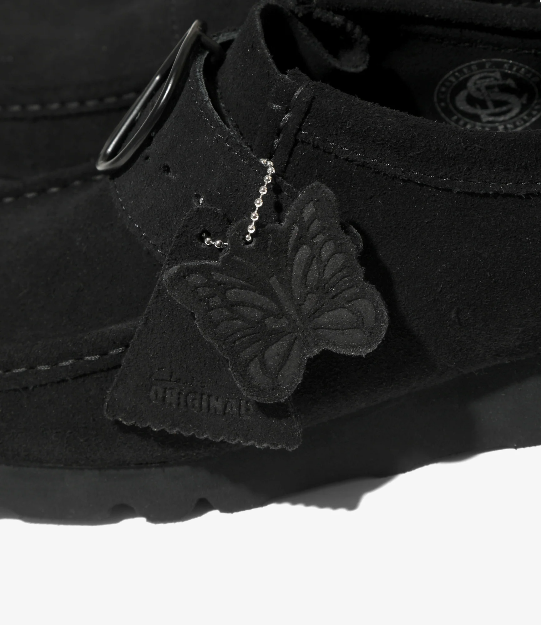 Needles x Clarks - Wallabee Strap Low - Black - Image 9