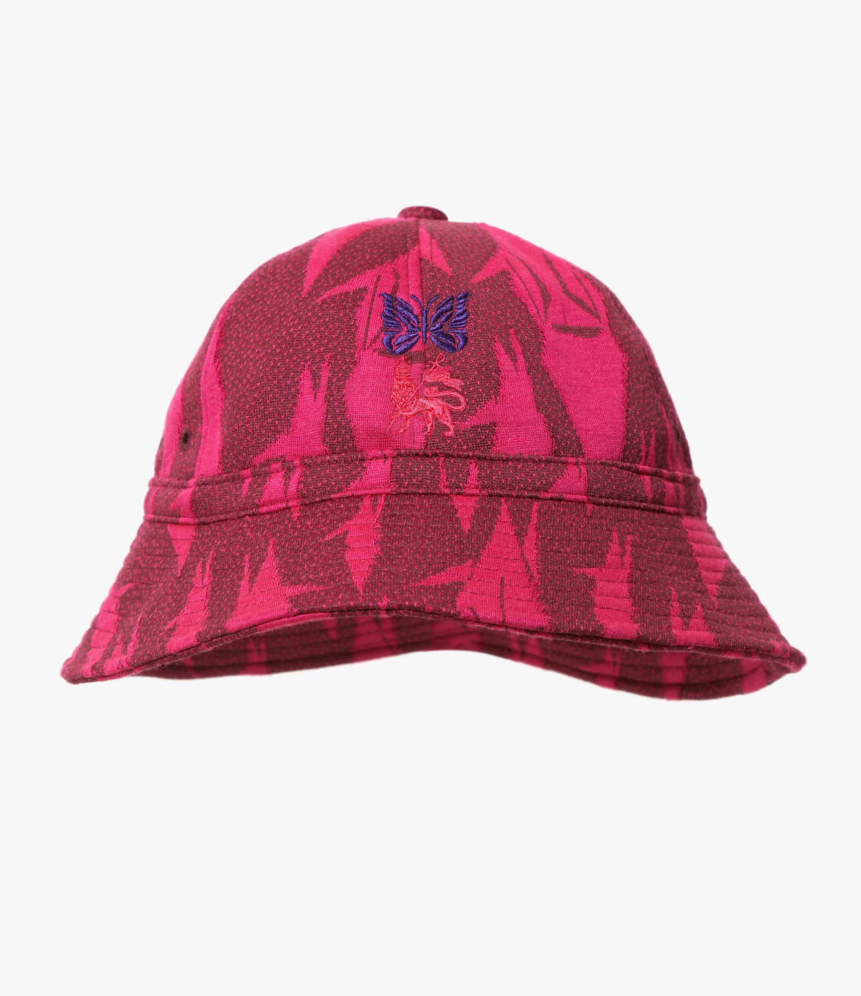 Needles x Sasquatchfabrix - Bucket Hat - Bordeaux x Pink - Origami crane