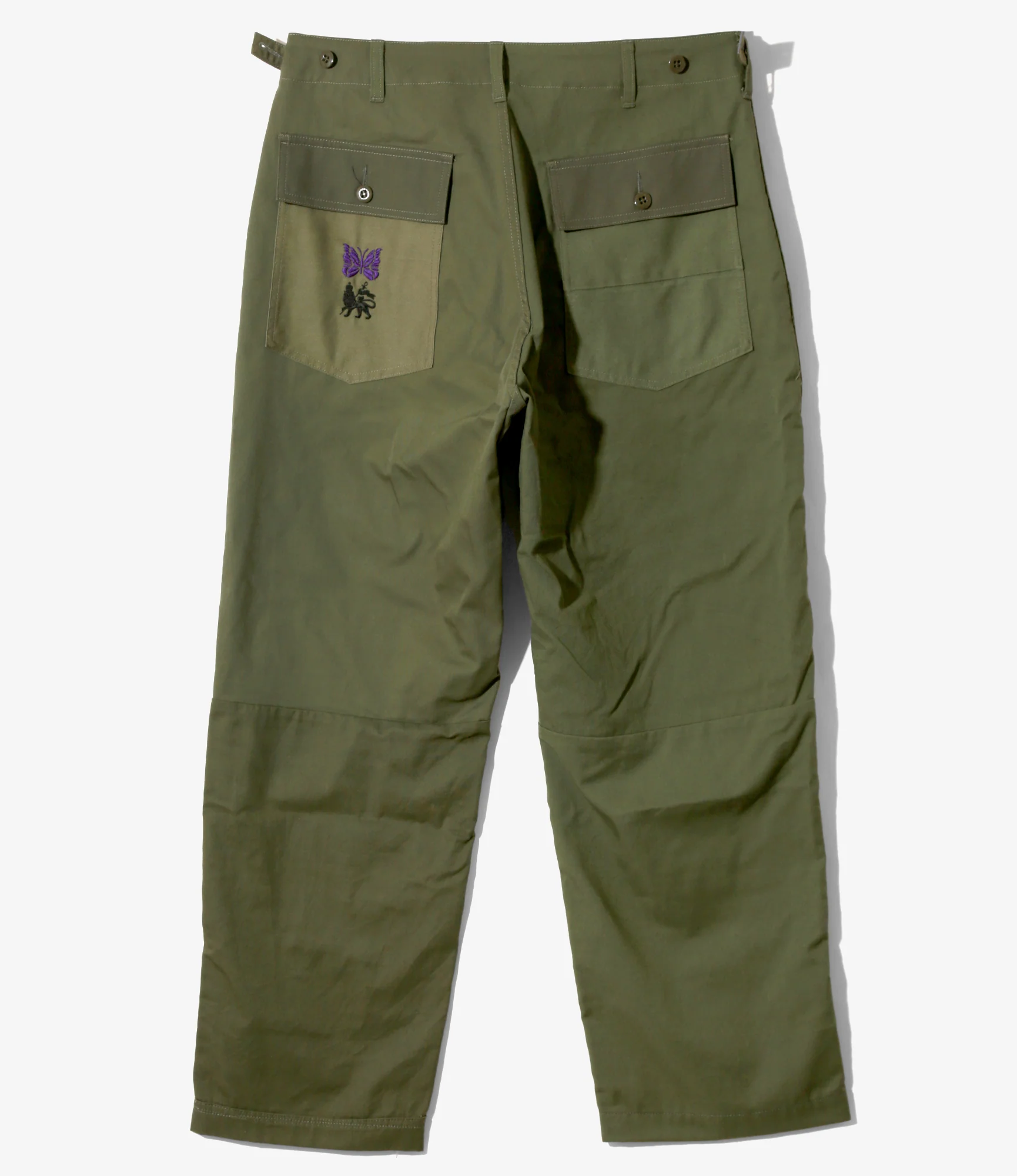 Needles x Sasquatchfabrix - Rebuild Fatigue Pant - Olive - Peace to World - Image 6