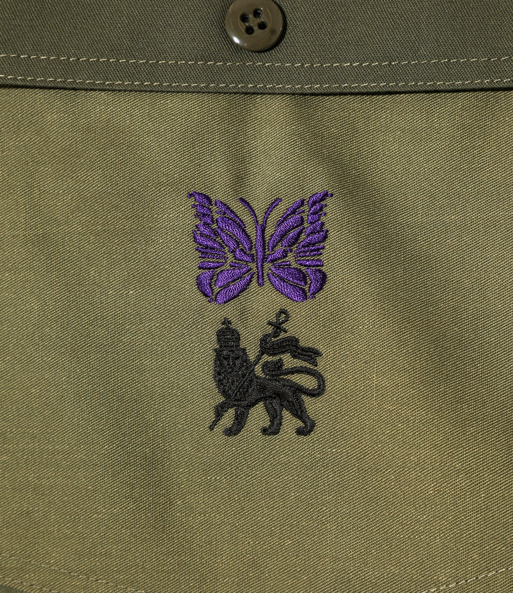 Needles x Sasquatchfabrix - Rebuild Fatigue Pant - Olive - Peace to World - Image 8