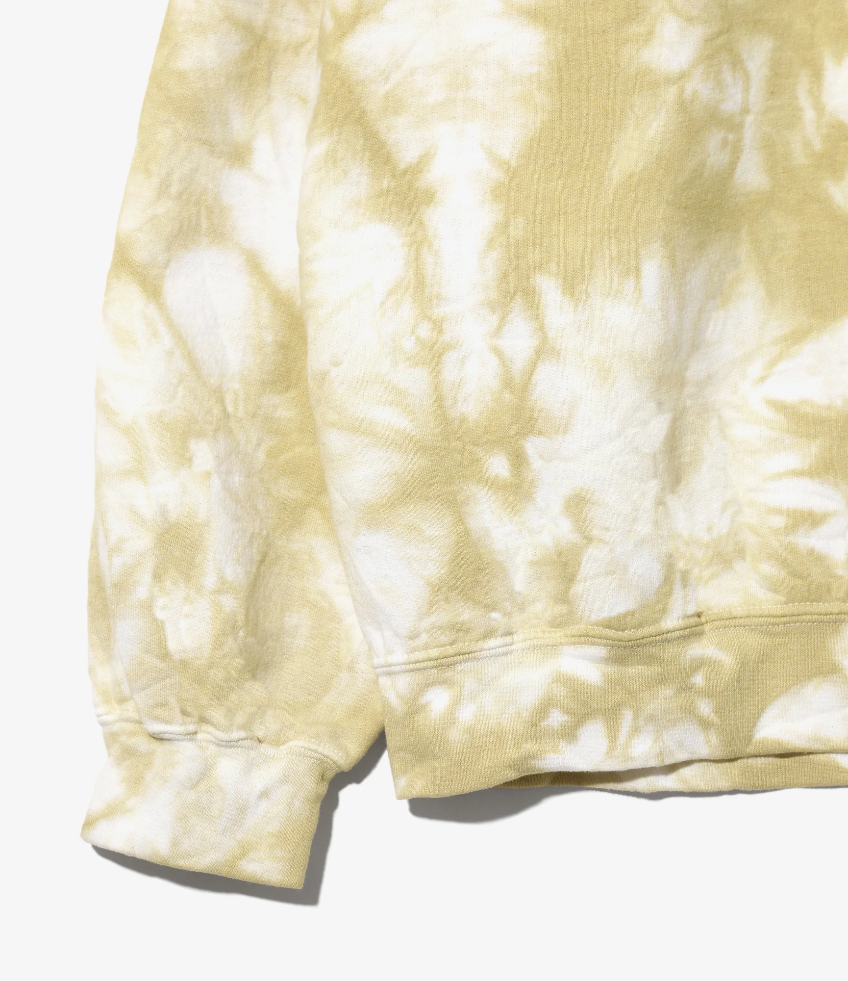Needles x Sasquatchfabrix - Slowgun Sweat Shirt - White x Beige- Peace to World / Tie Dye A - Image 5