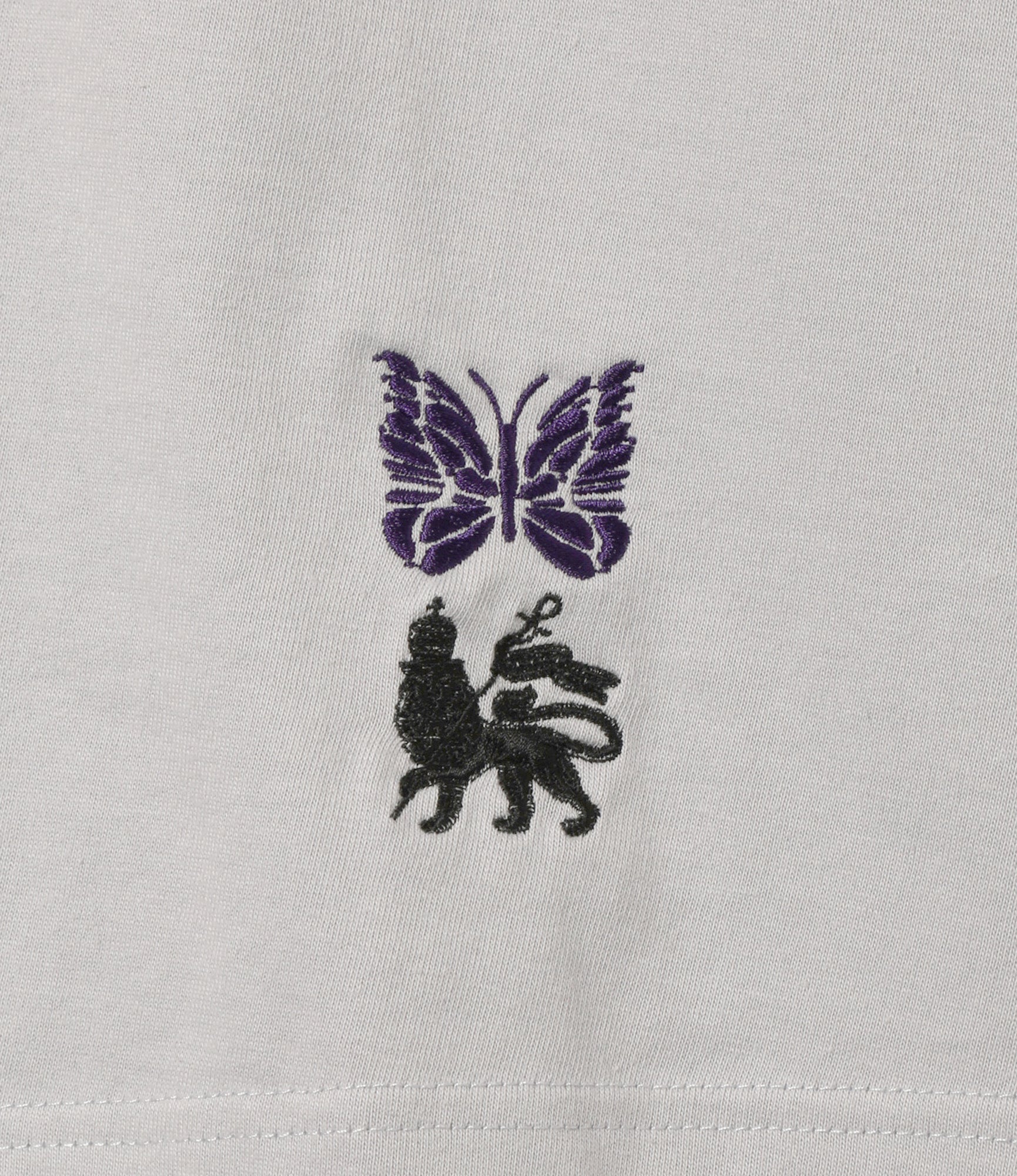 Needles x Sasquatchfabrix - Slowgun Tee - Lt Purple - Peace to World - Image 4