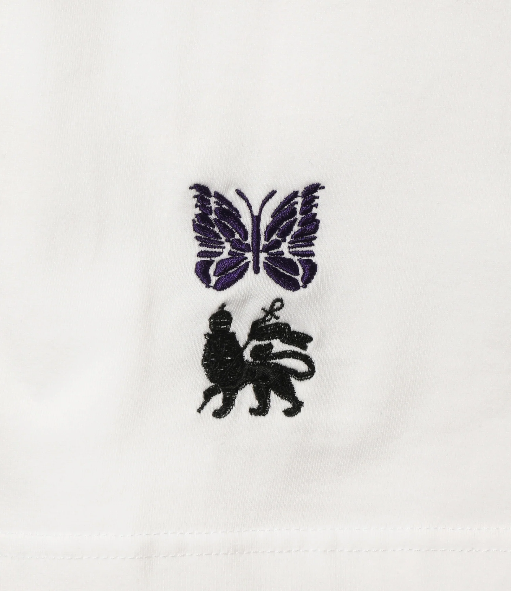 Needles x Sasquatchfabrix - Slowgun Tee - White - Peace to World - Image 4