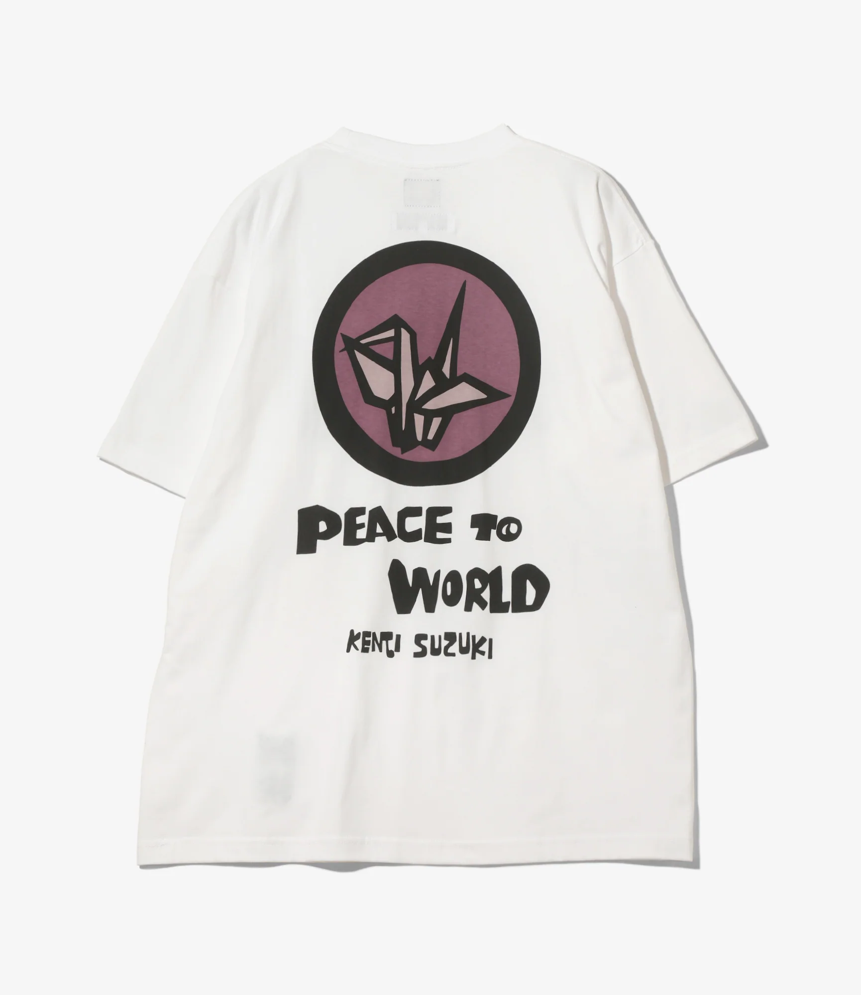 Needles x Sasquatchfabrix - Slowgun Tee - White - Peace to World - Image 5