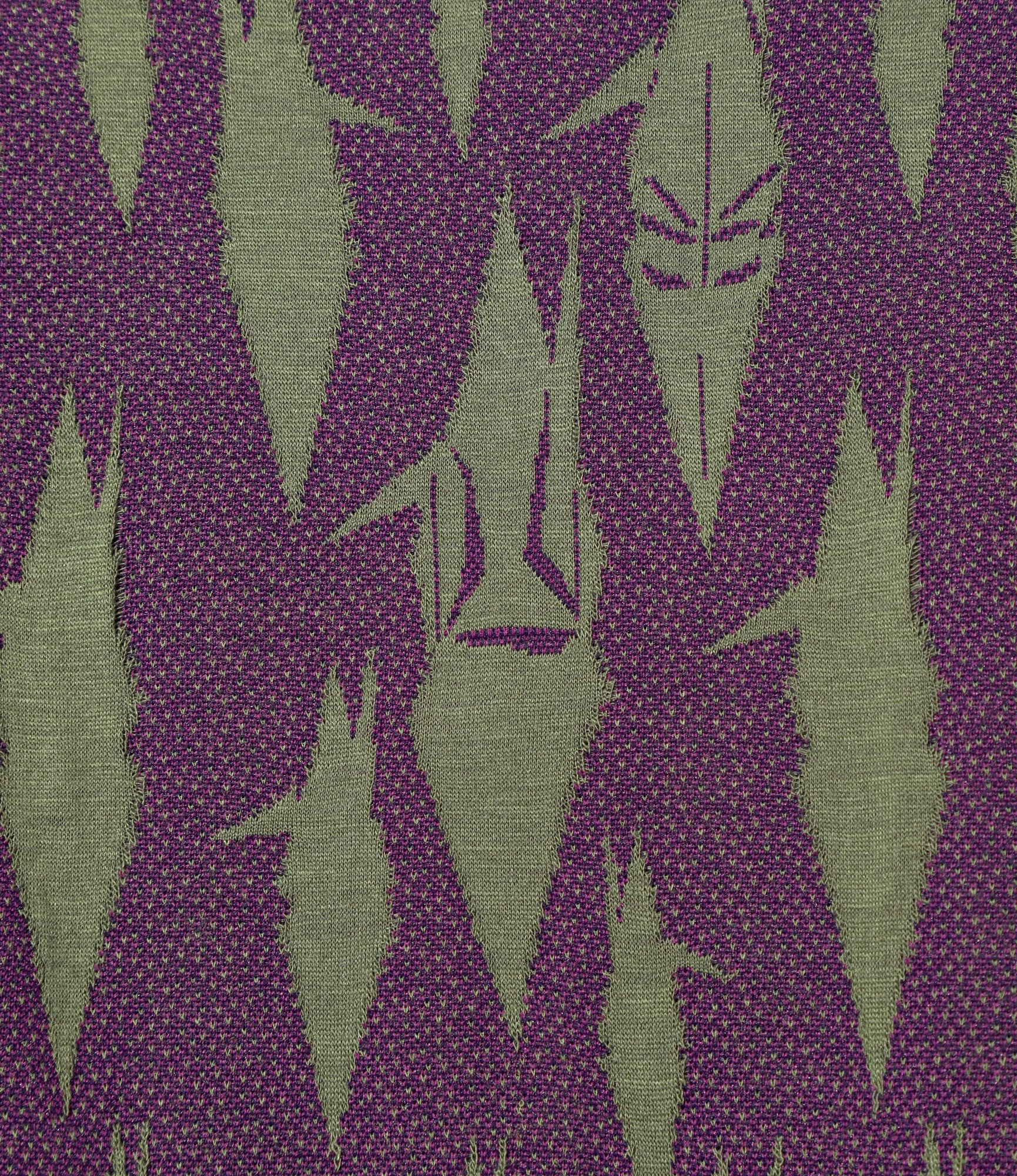Needles x Sasquatchfabrix - Track Jacket - Eggplant x Olive - Origami crane - Image 6