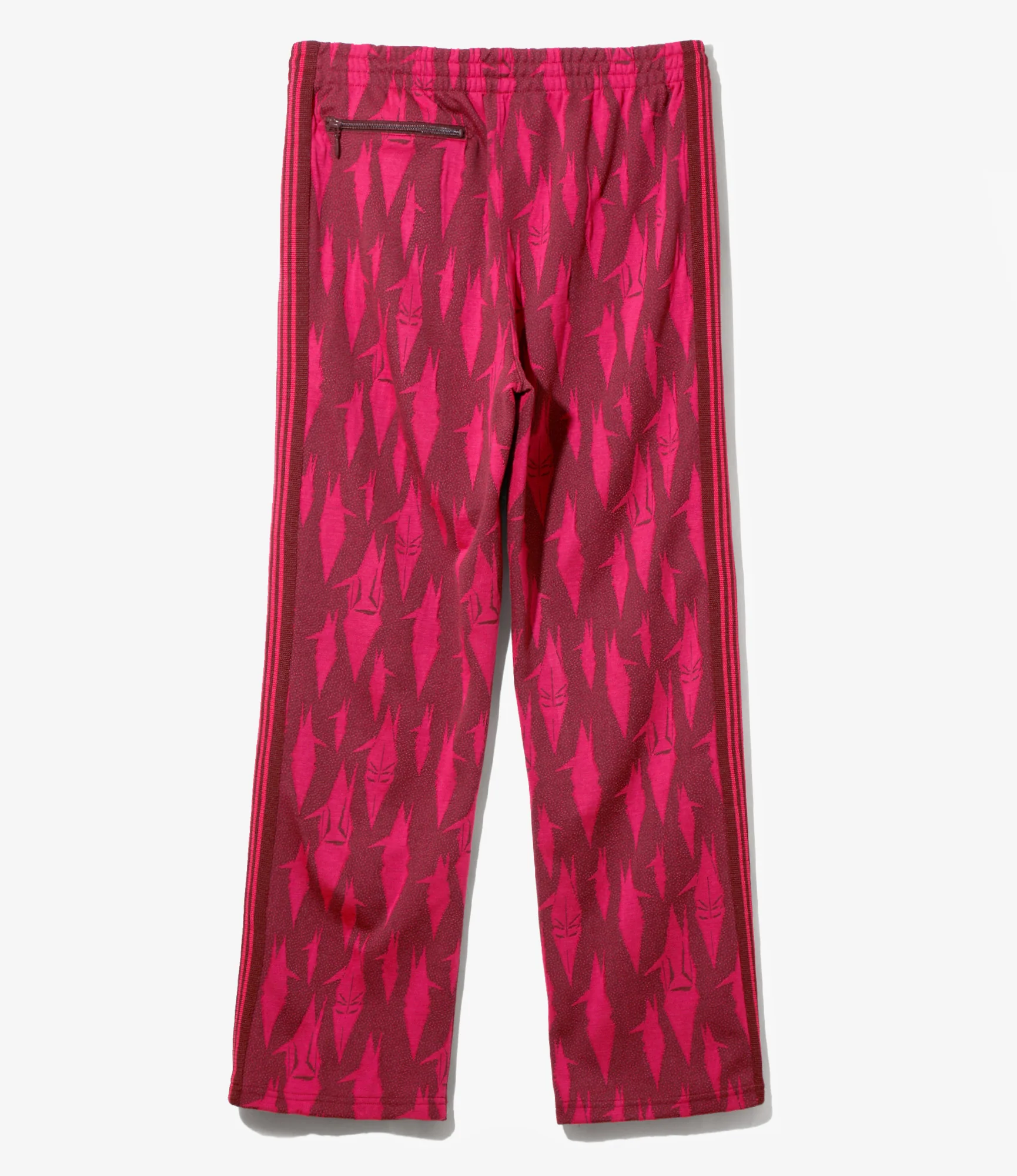 Needles x Sasquatchfabix - Track Pant - Bordeaux x Pink - Origami crane - Image 5