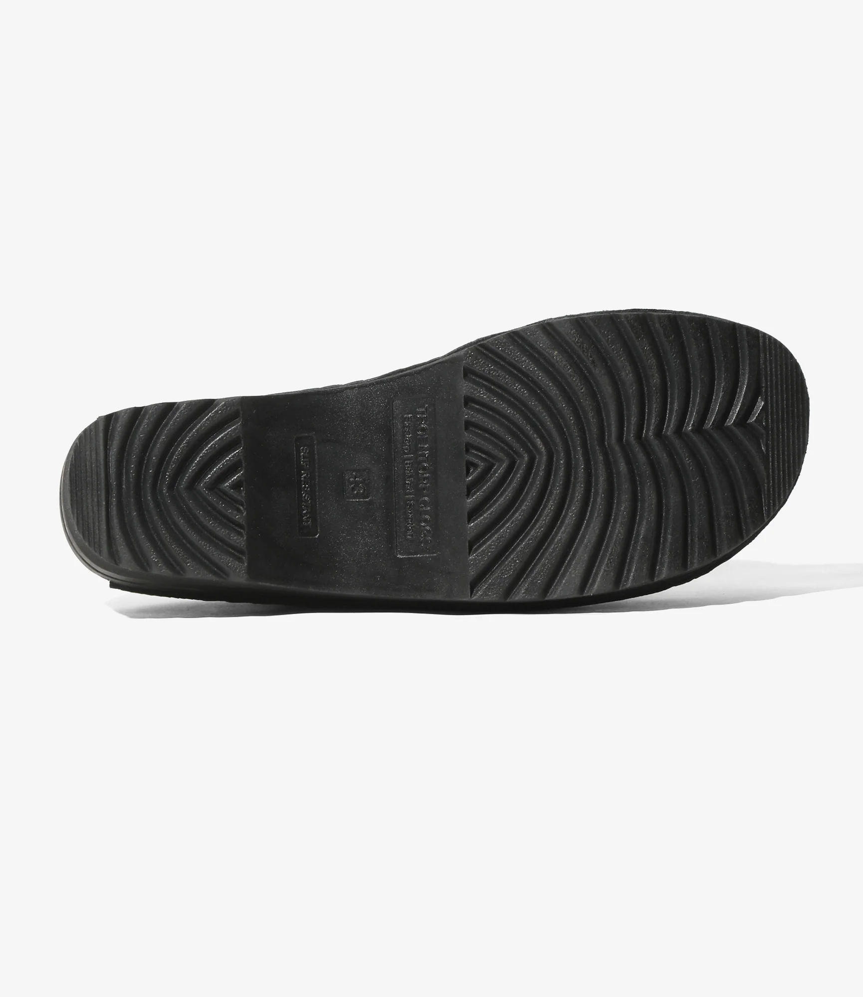 Needles x Troentorp - Kilt Fringe Clog - Black / Black Ideal - Image 7