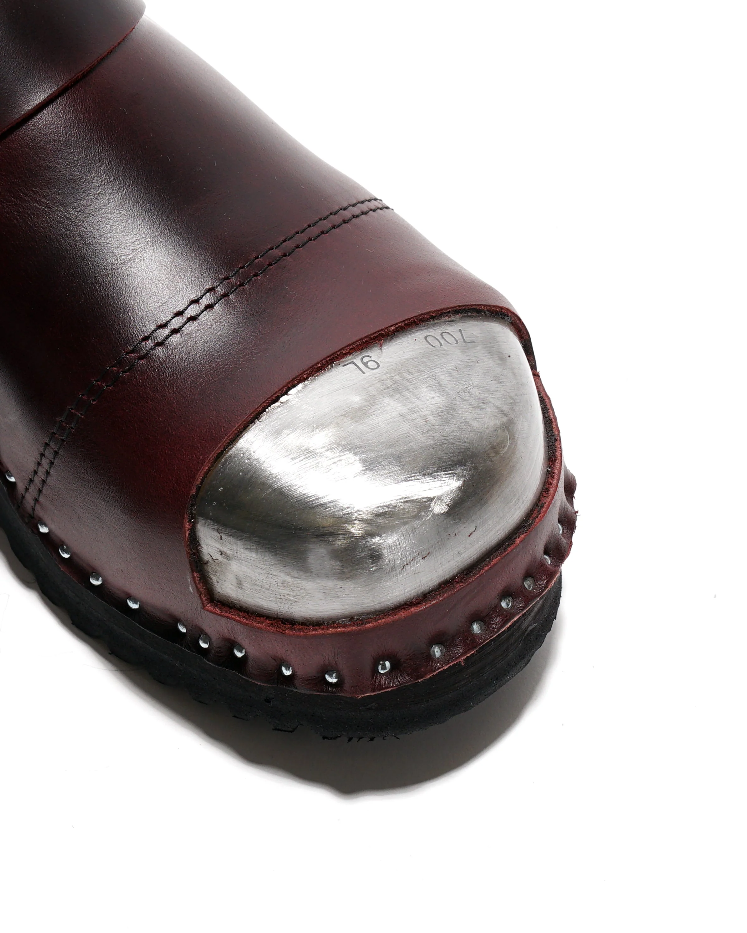 Needles x Troentorp - Safety - Smooth/Steel Toe - Bordeaux - Image 5