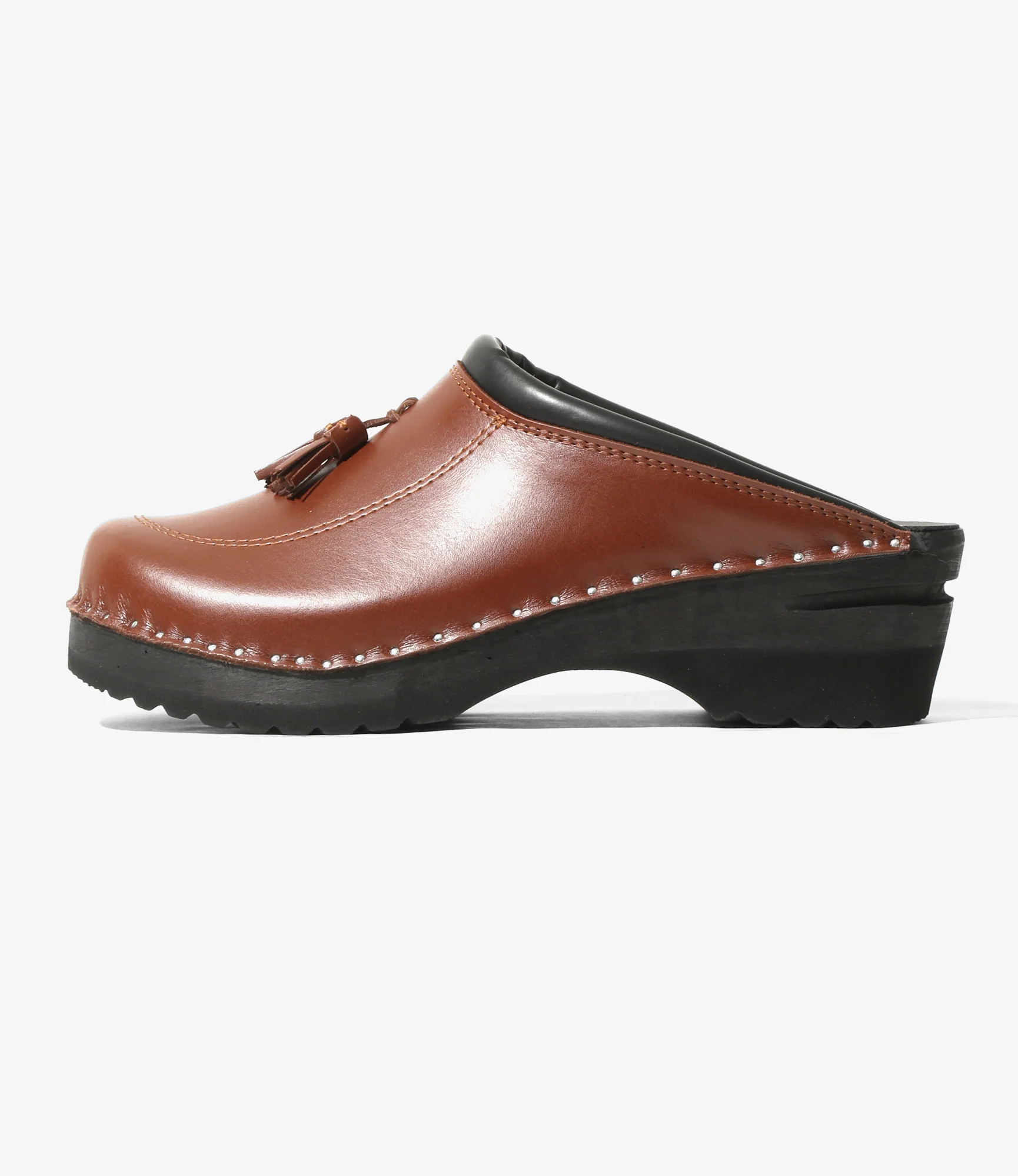 Needles x Troentorp - Tassel Clog - Rusty Brown / Black Ideal - Image 4