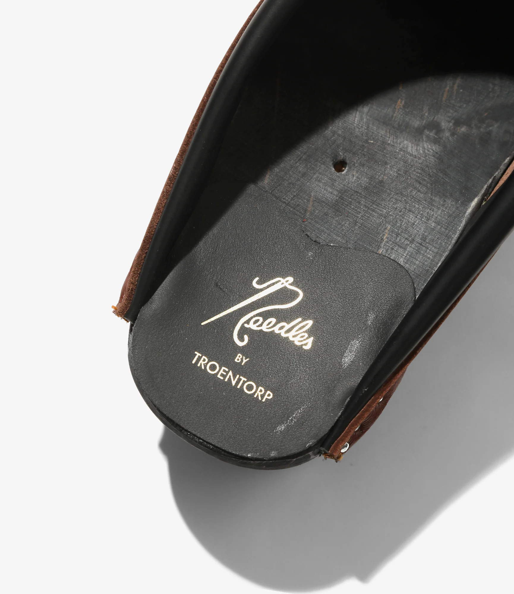 Needles x Troentorp - Tassel Clog - Rusty Brown / Black Ideal - Image 5