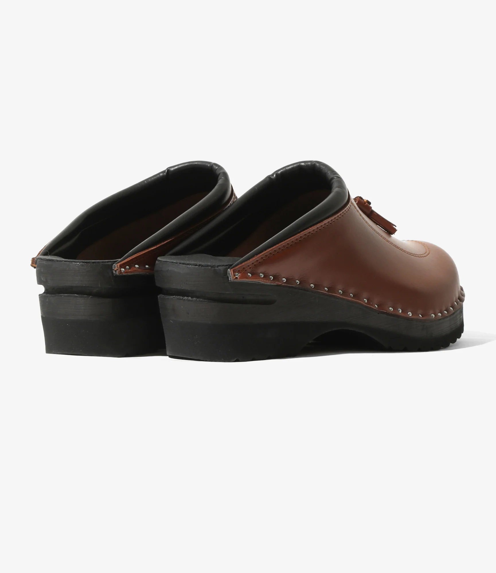 Needles x Troentorp - Tassel Clog - Rusty Brown / Black Ideal - Image 6