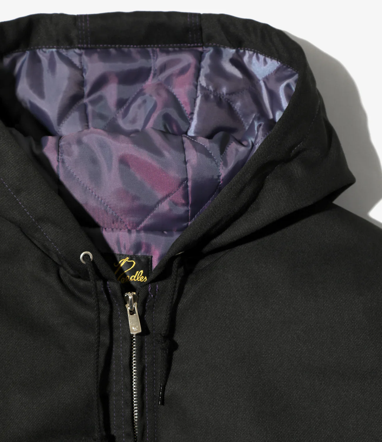 Nepenthes Special Zip Work Hoody - Black - PE/C Twill - Image 2