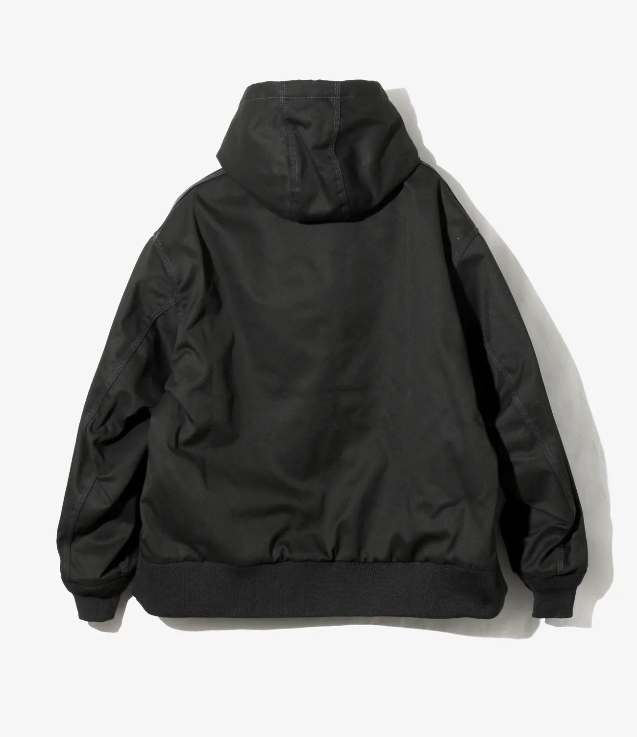 Nepenthes Special Zip Work Hoody - Black - PE/C Twill - Image 5