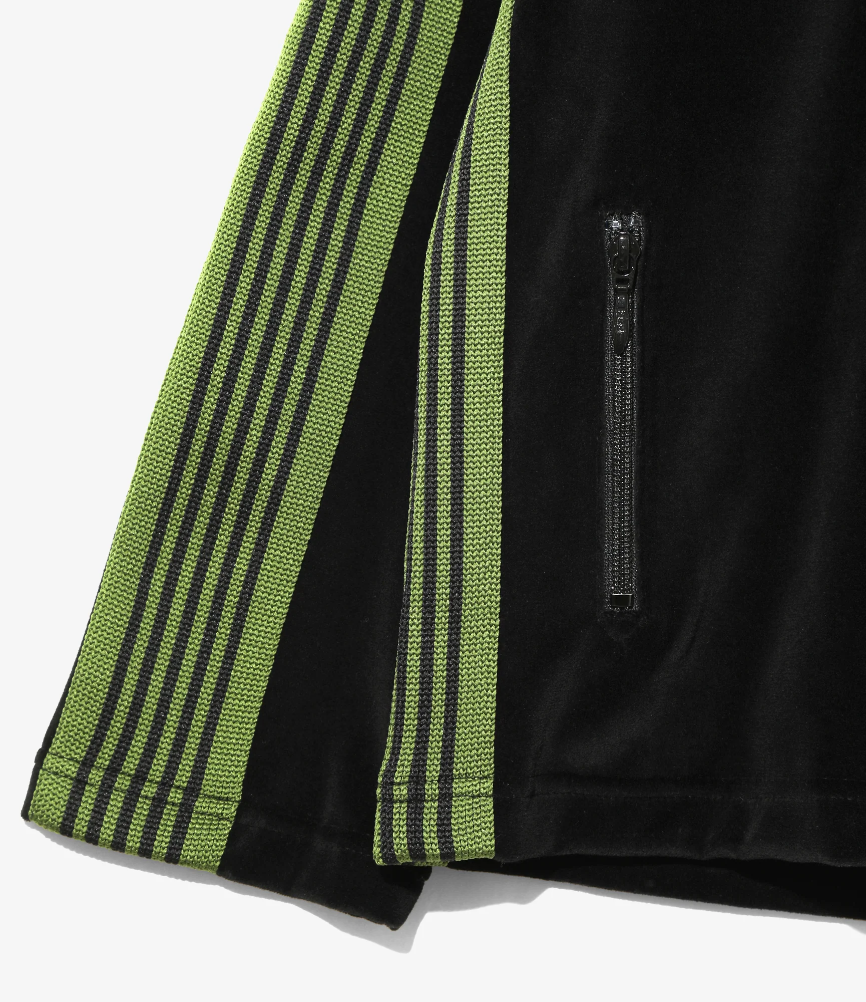 Nepenthes Special - Zipped Track Cardigan - Black - C/PE Velour - Image 4