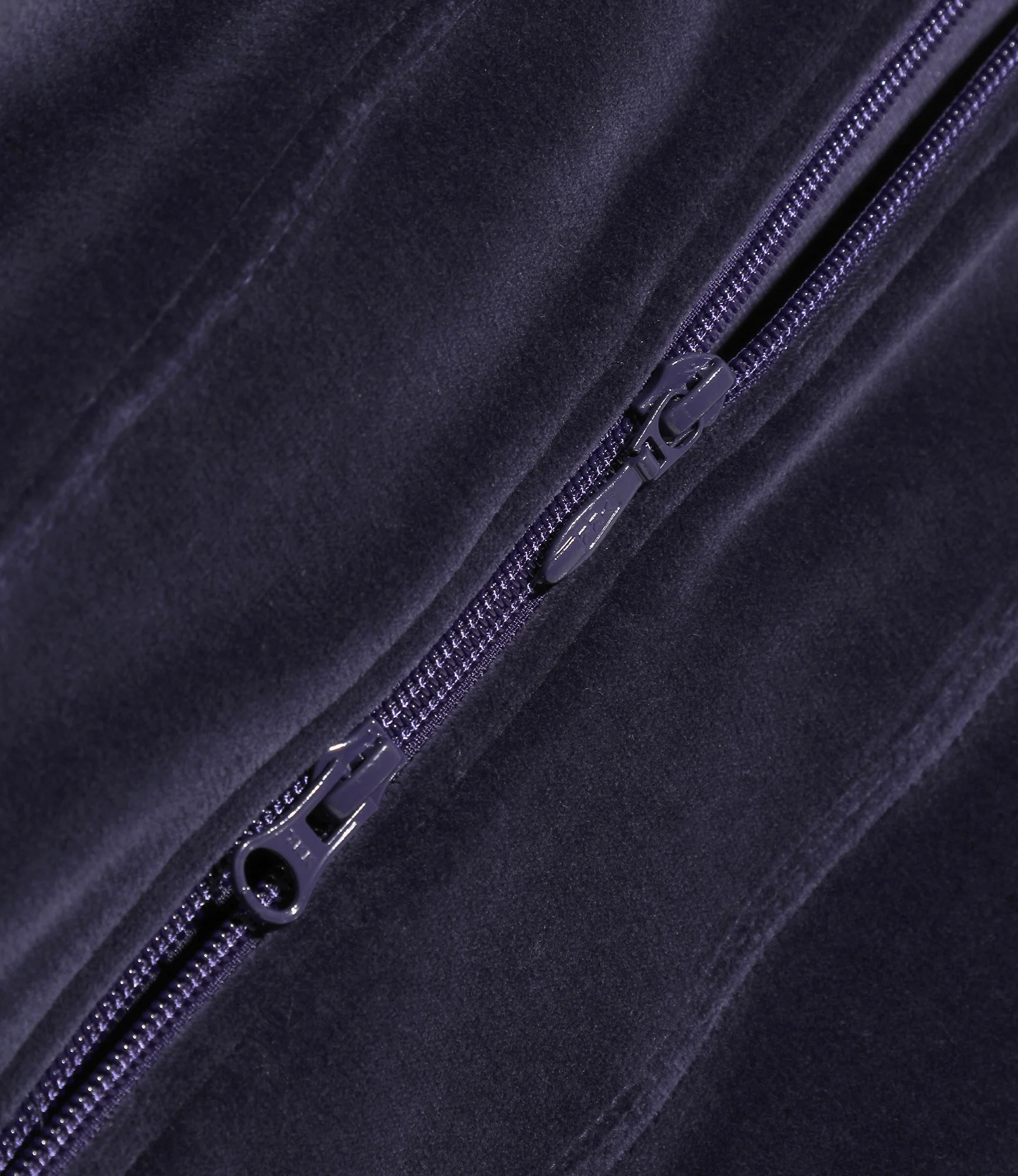 Nepenthes Special - Zipped Track Cardigan - Navy - C/PE Velour - Image 5
