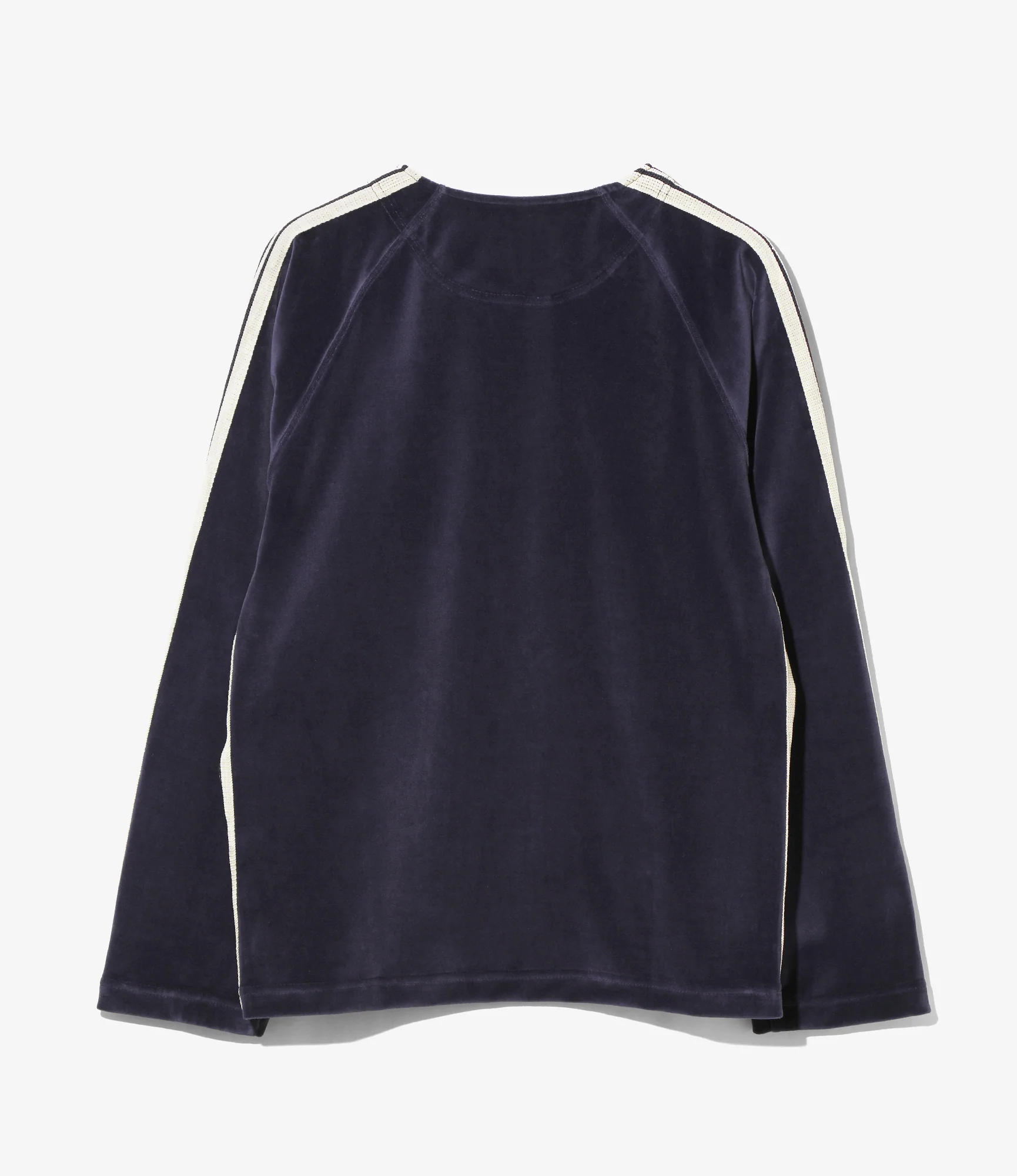 Nepenthes Special - Zipped Track Cardigan - Navy - C/PE Velour - Image 6